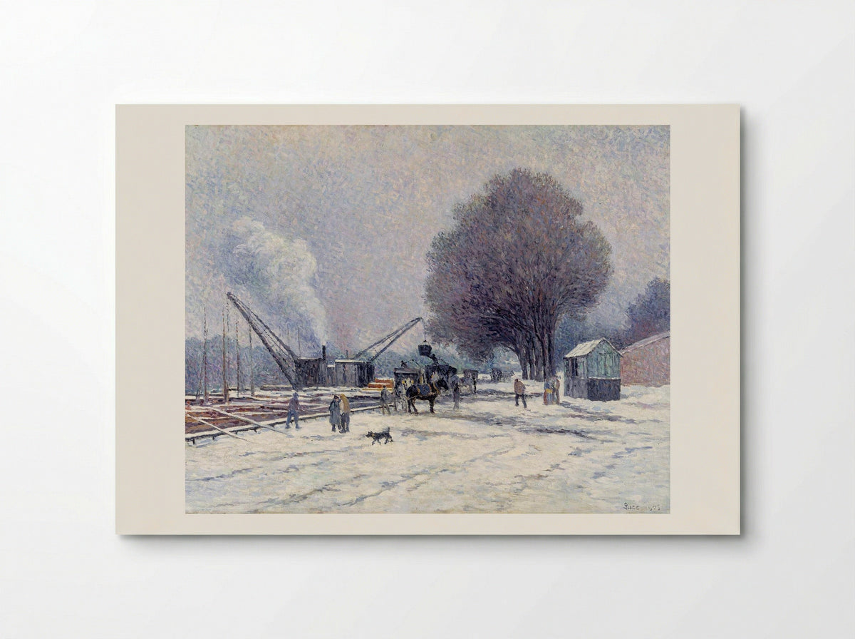 The Boulogne Embankment - Maximilien Luce - Poster