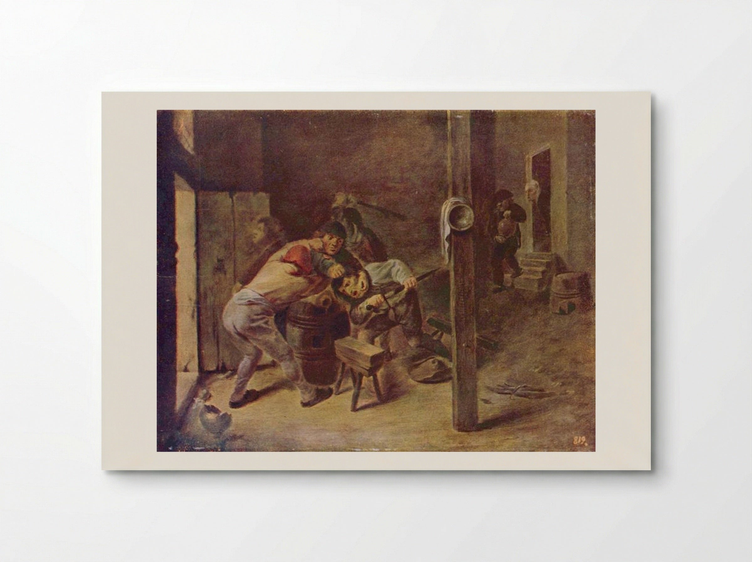 The Brawl - Adriaen Brouwer - Poster