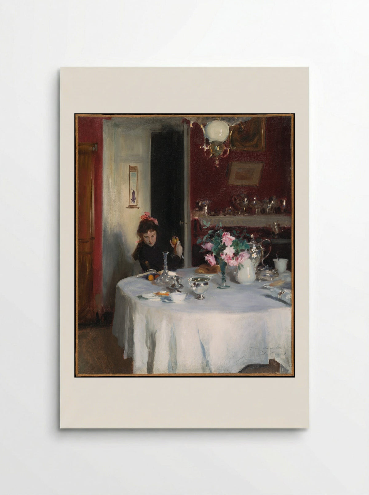 The Breakfast Table - John Singer Sargent - Poster