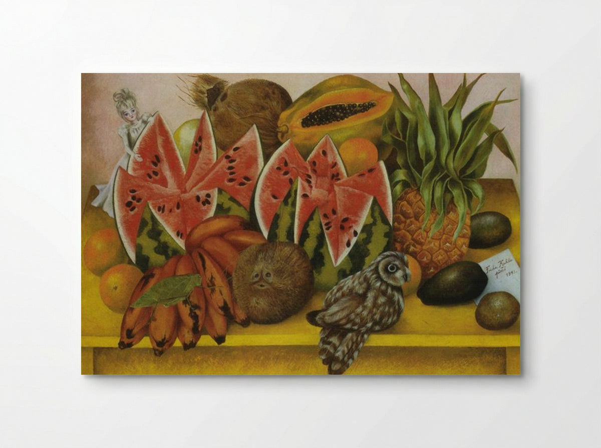 The Bride Frightened at Seeing Life Opened - Frida Kahlo - Poster