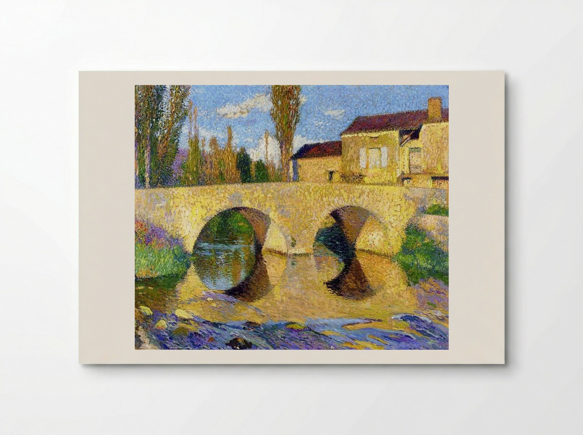 The Bridge of Bastide-du-Vert - Henri Martin - Poster