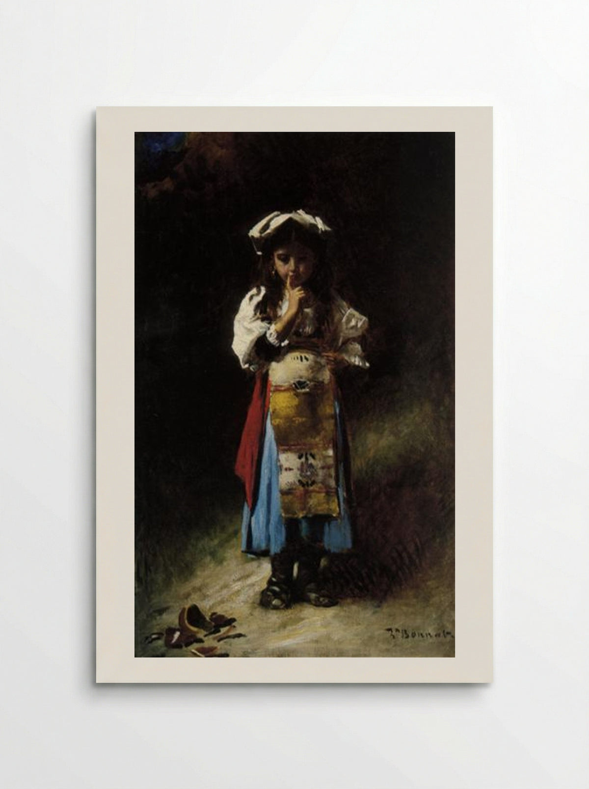 The Broken Jug - Léon Bonnat - Poster