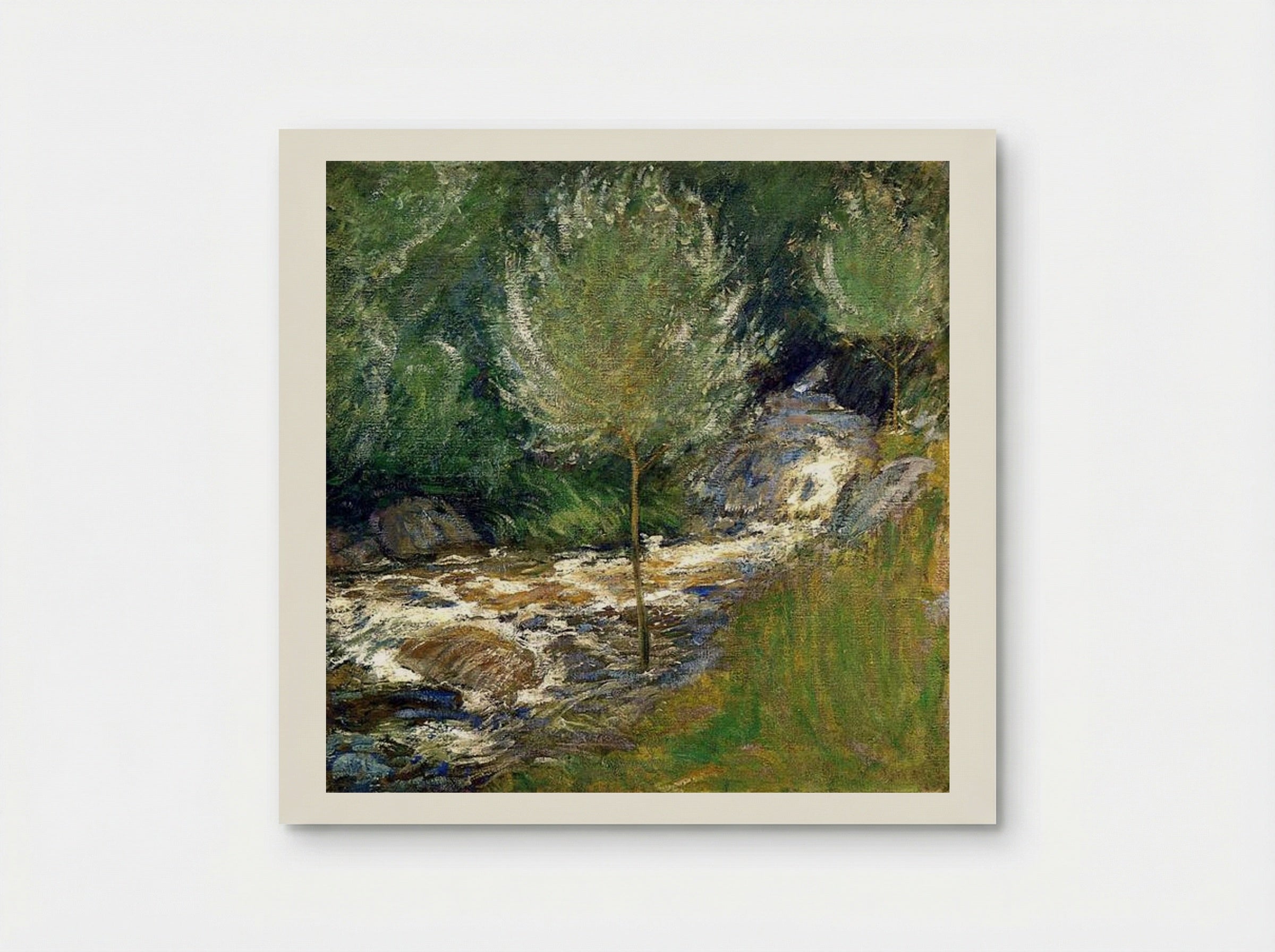 The Brook, Greenwich, Connecticut - John Henry Twachtman - Poster
