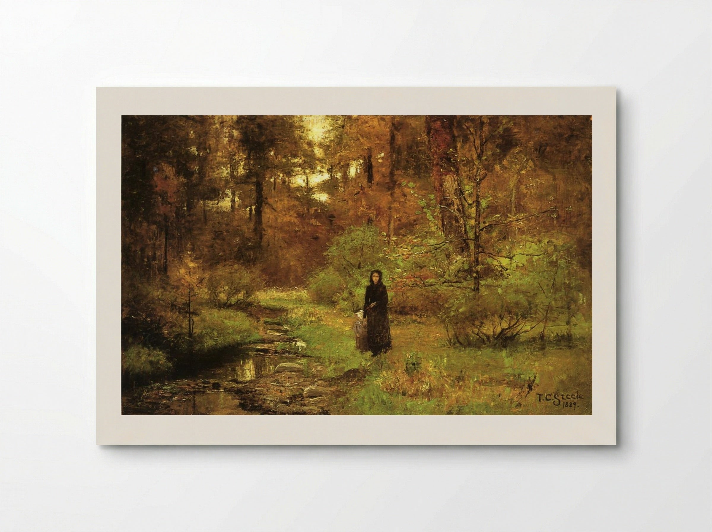 The Brook in the Woods - T. C. Steele - Poster