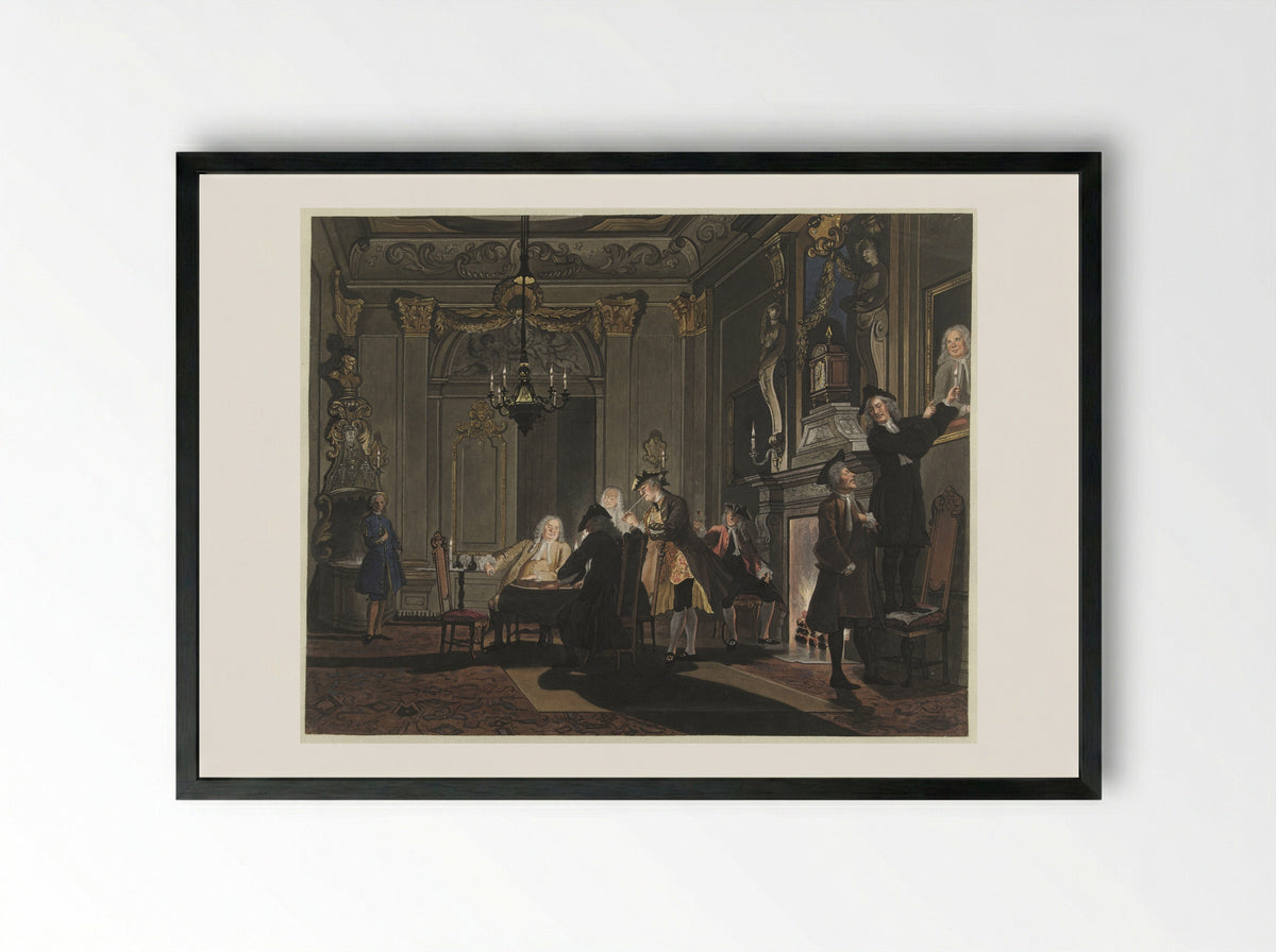The Brothers Were Having a Conversation - Sara Troost - Framed Print Black