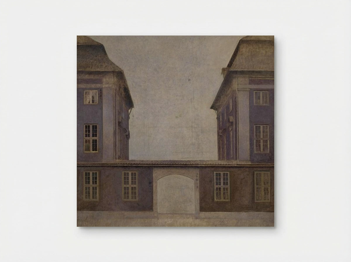 The Buildings of the Asiatic Company, seen from St. Annæ Street - Vilhelm Hammershøi - Poster