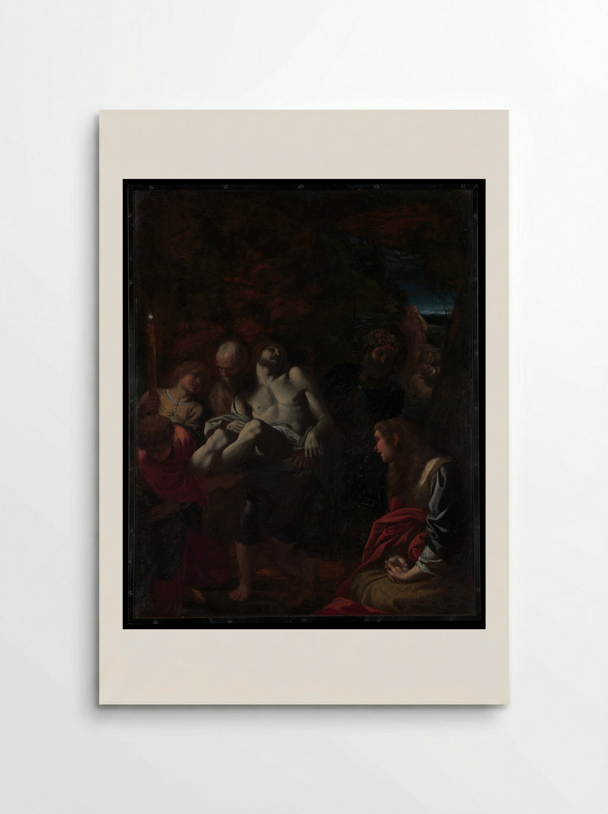 The Burial of Christ - Annibale Carracci - Poster