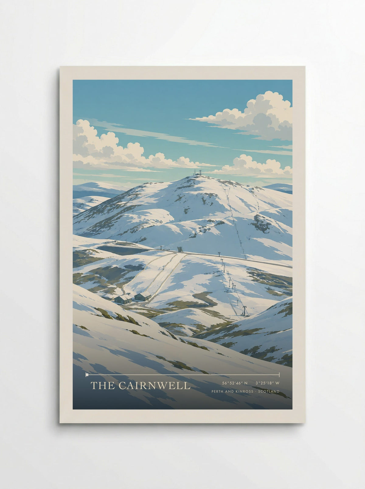 The Cairnwell, Perth and Kinross | Travel Poster - Poster