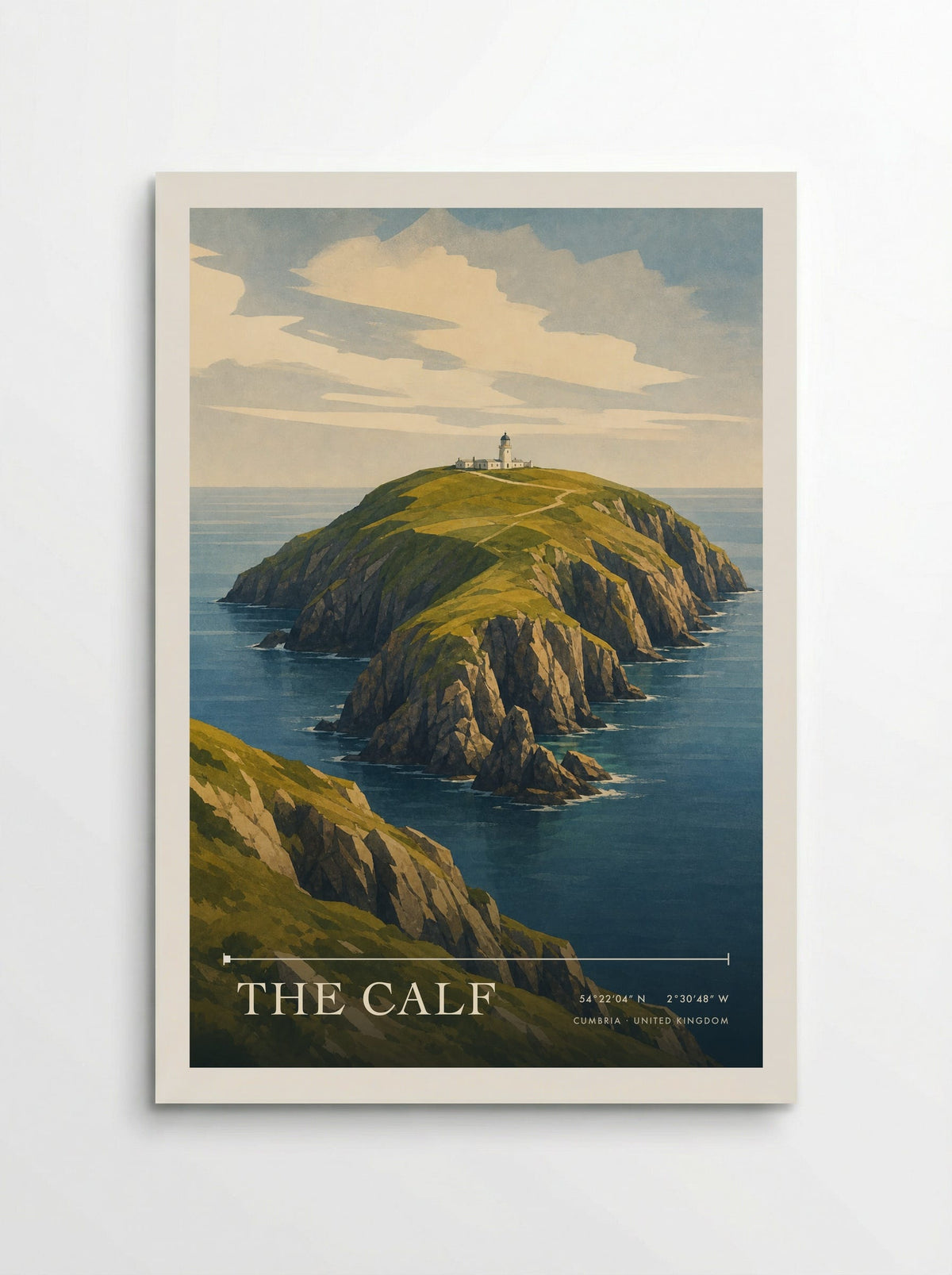 The Calf Cumbria United Kingdom Travel Poster - Poster
