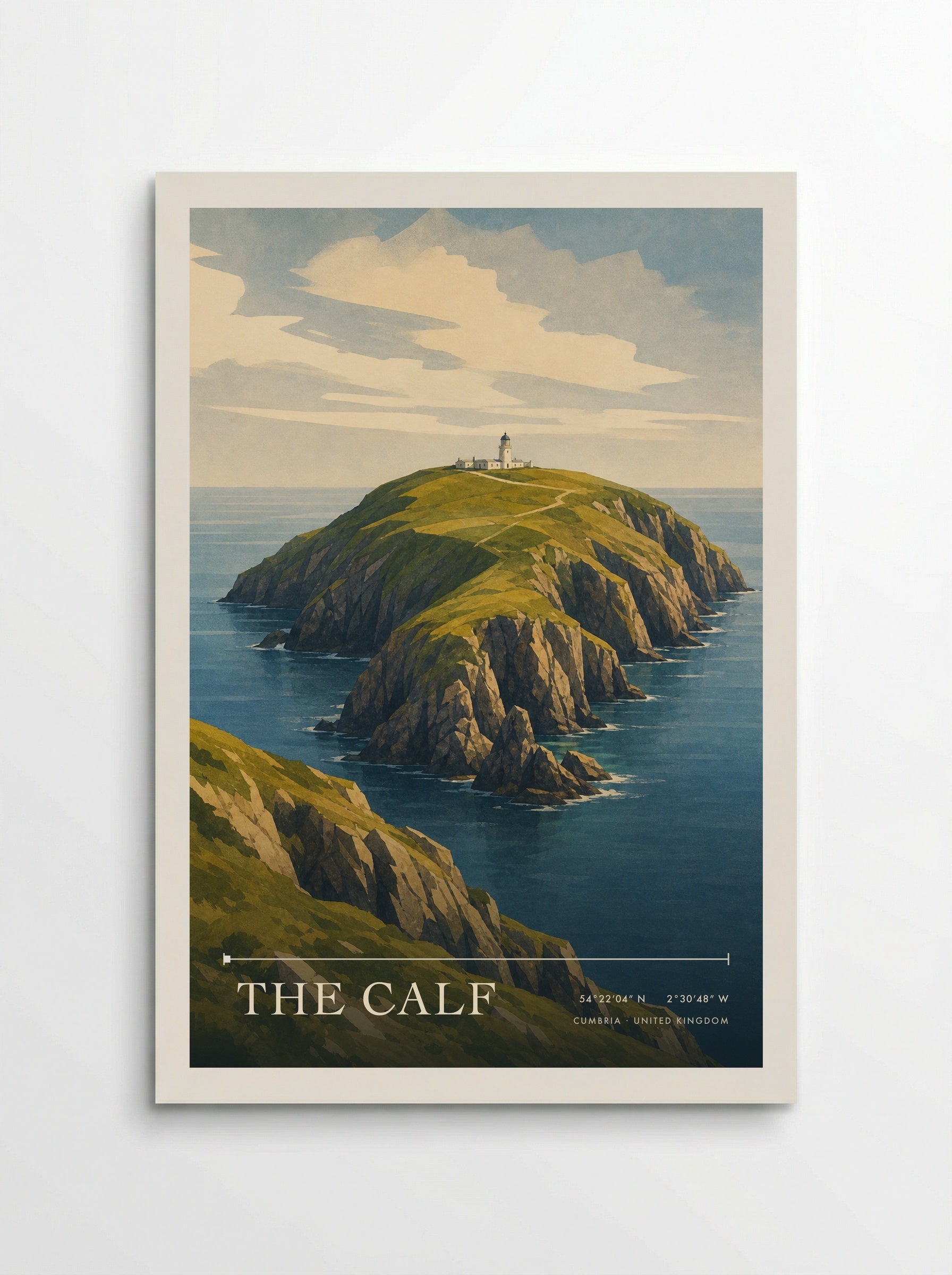 The Calf Cumbria United Kingdom Travel Poster - Poster