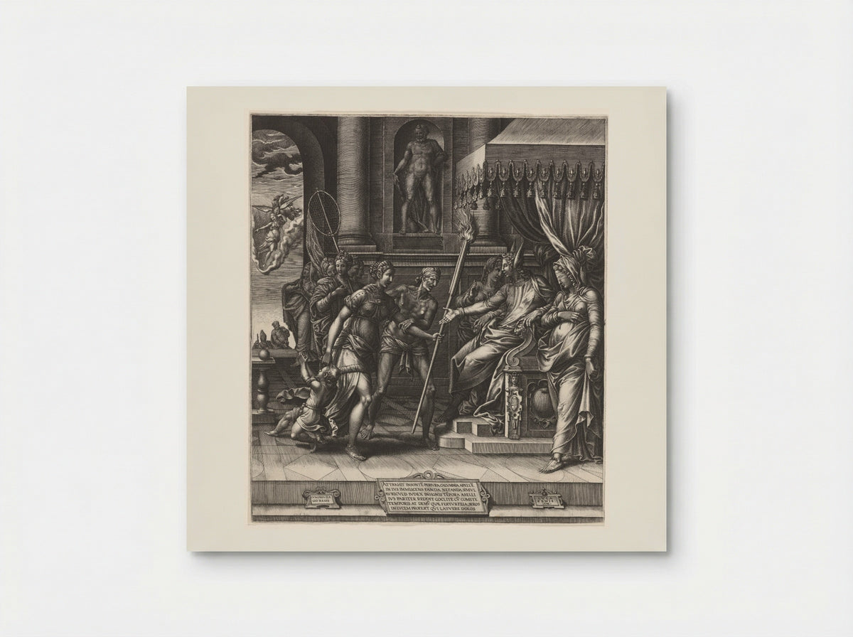 The Calumny of Apelles - Giorgio Ghisi - Poster