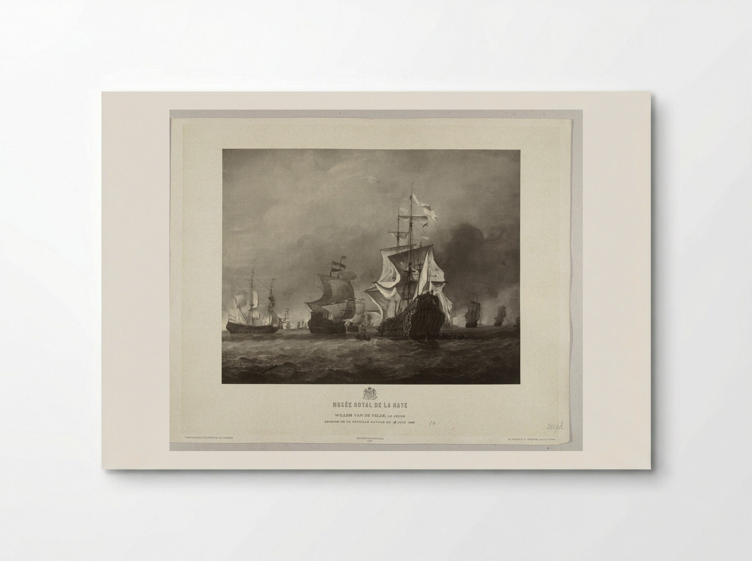 The Capture of the Royal Prince - Adolphe Braun & Cie. - Poster