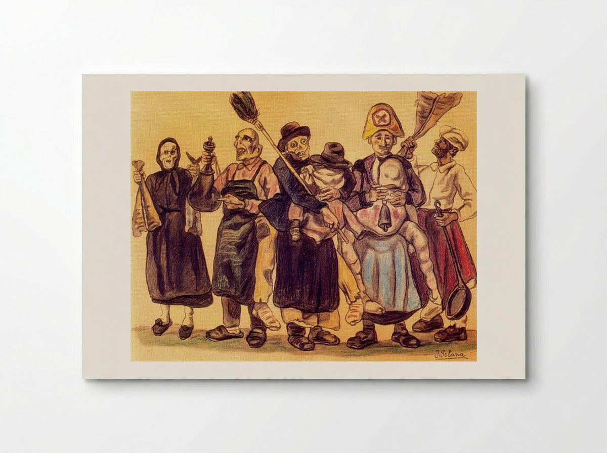 The Carnival - José Gutiérrez Solana - Poster