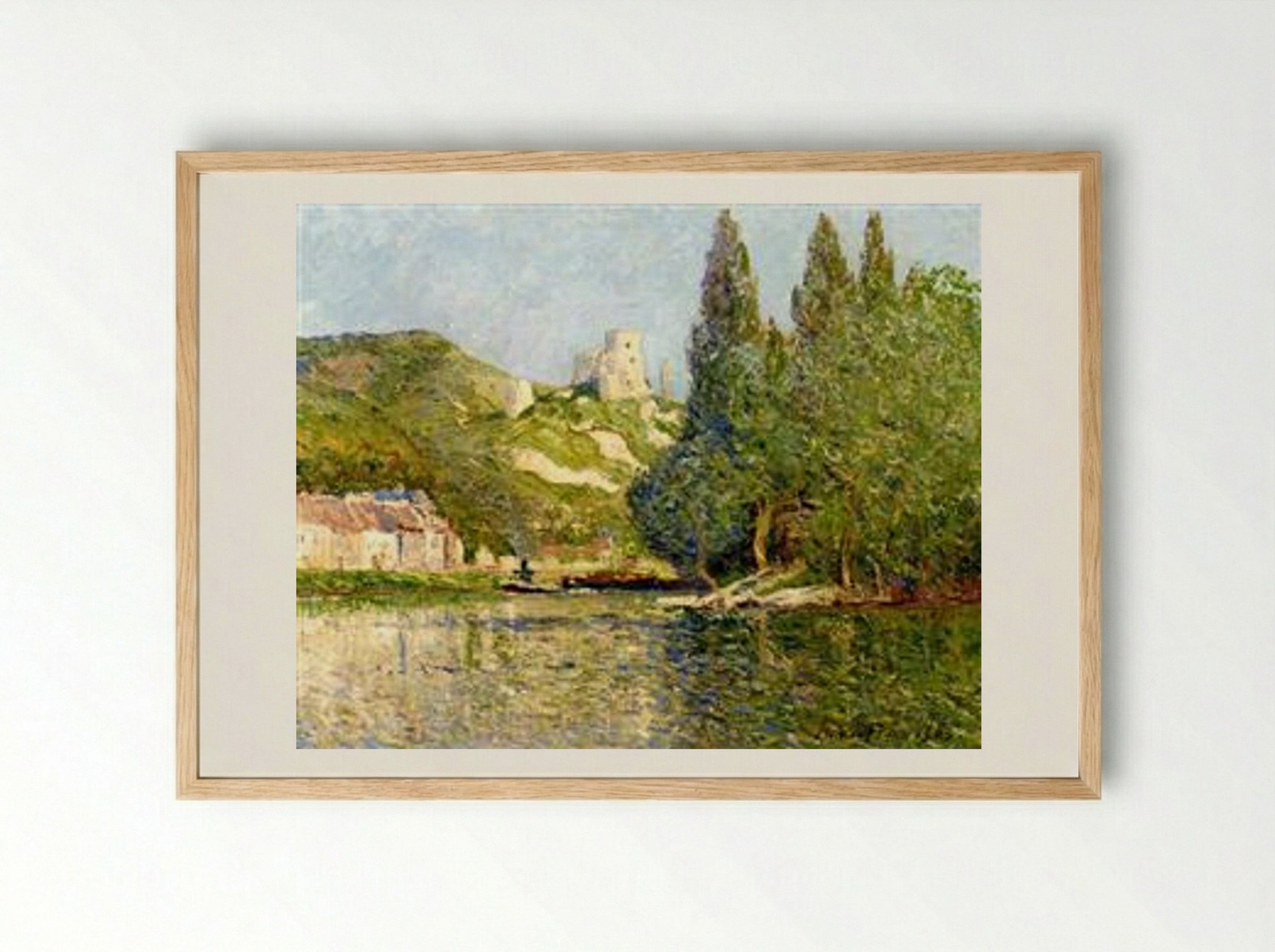 The Castle Gaillard - Maxime Maufra - Framed Print Wood