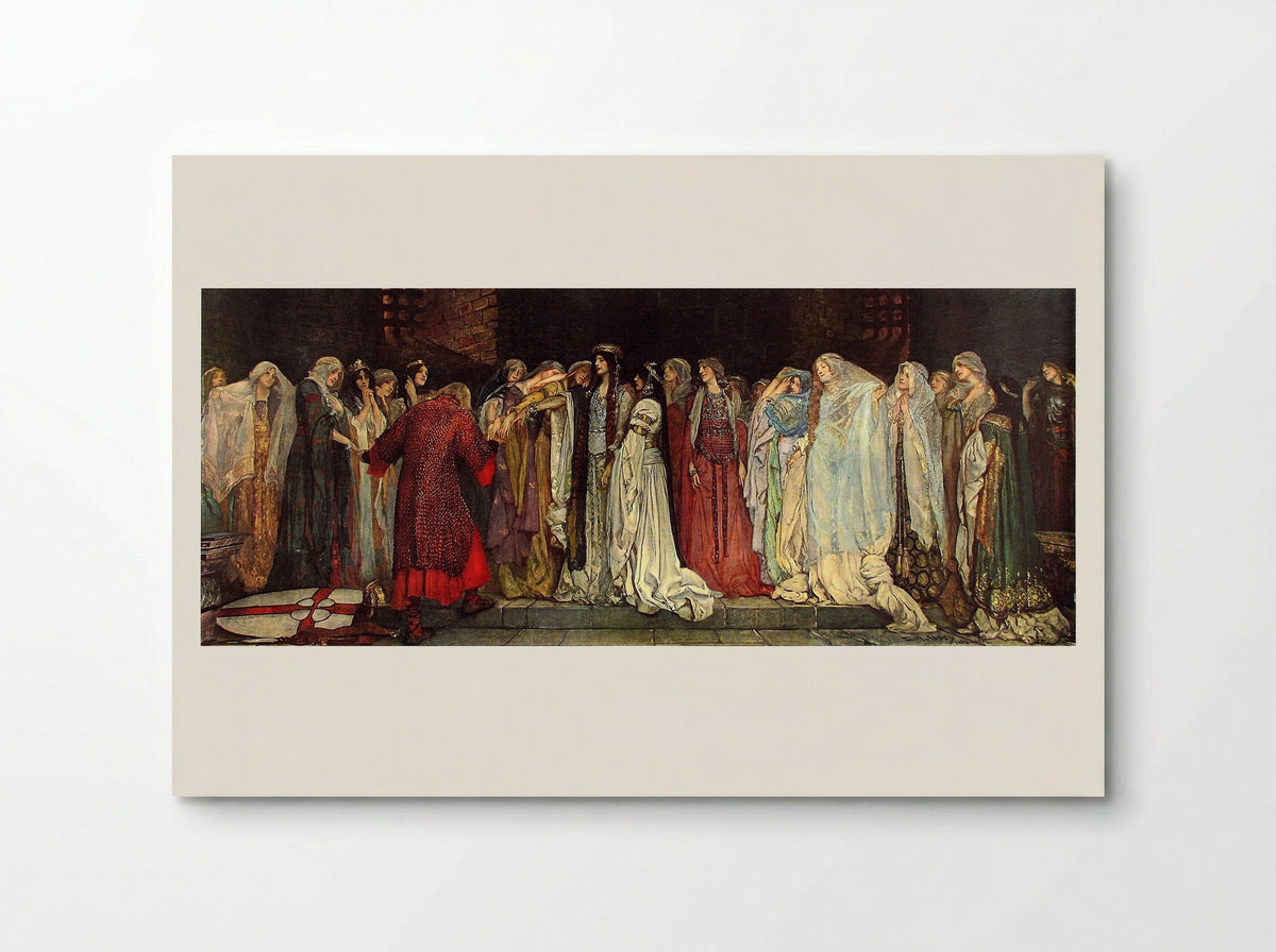 The Castle of the Maidens - Edwin Austin Abbey - Poster