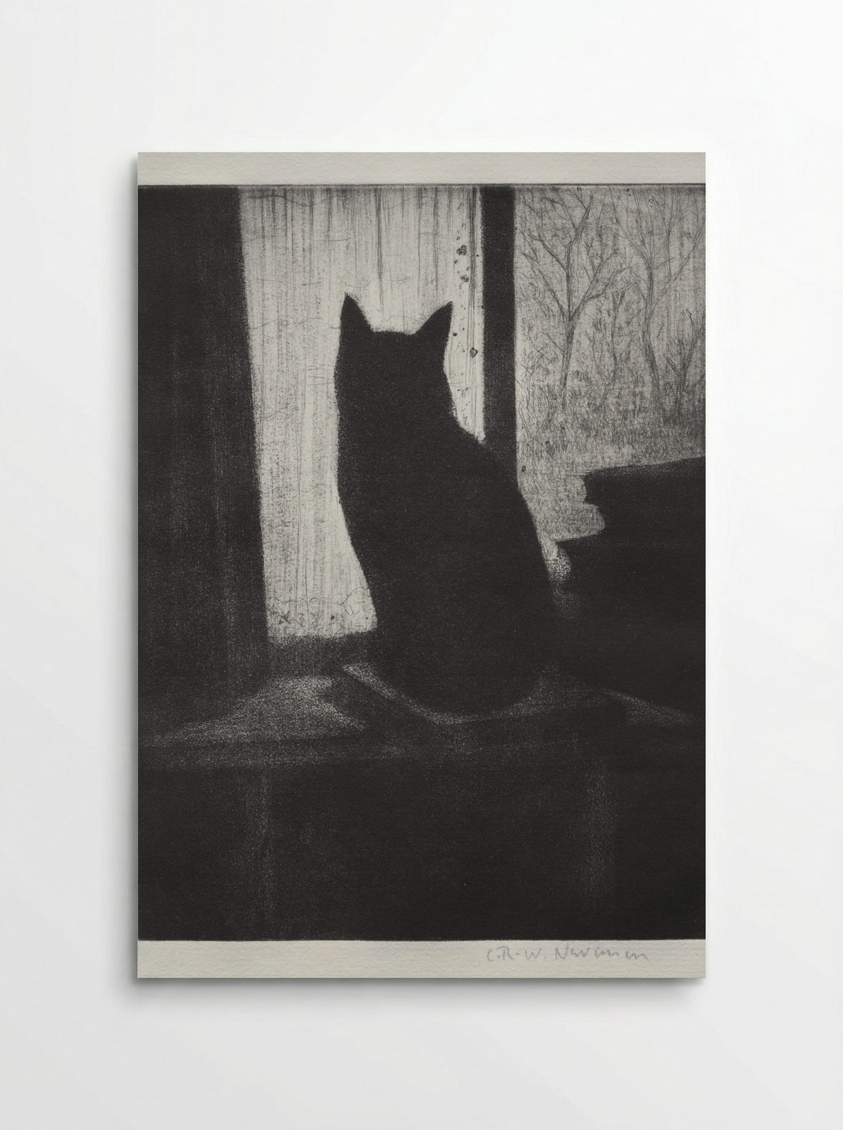 The Cat - Christopher Nevinson - Poster