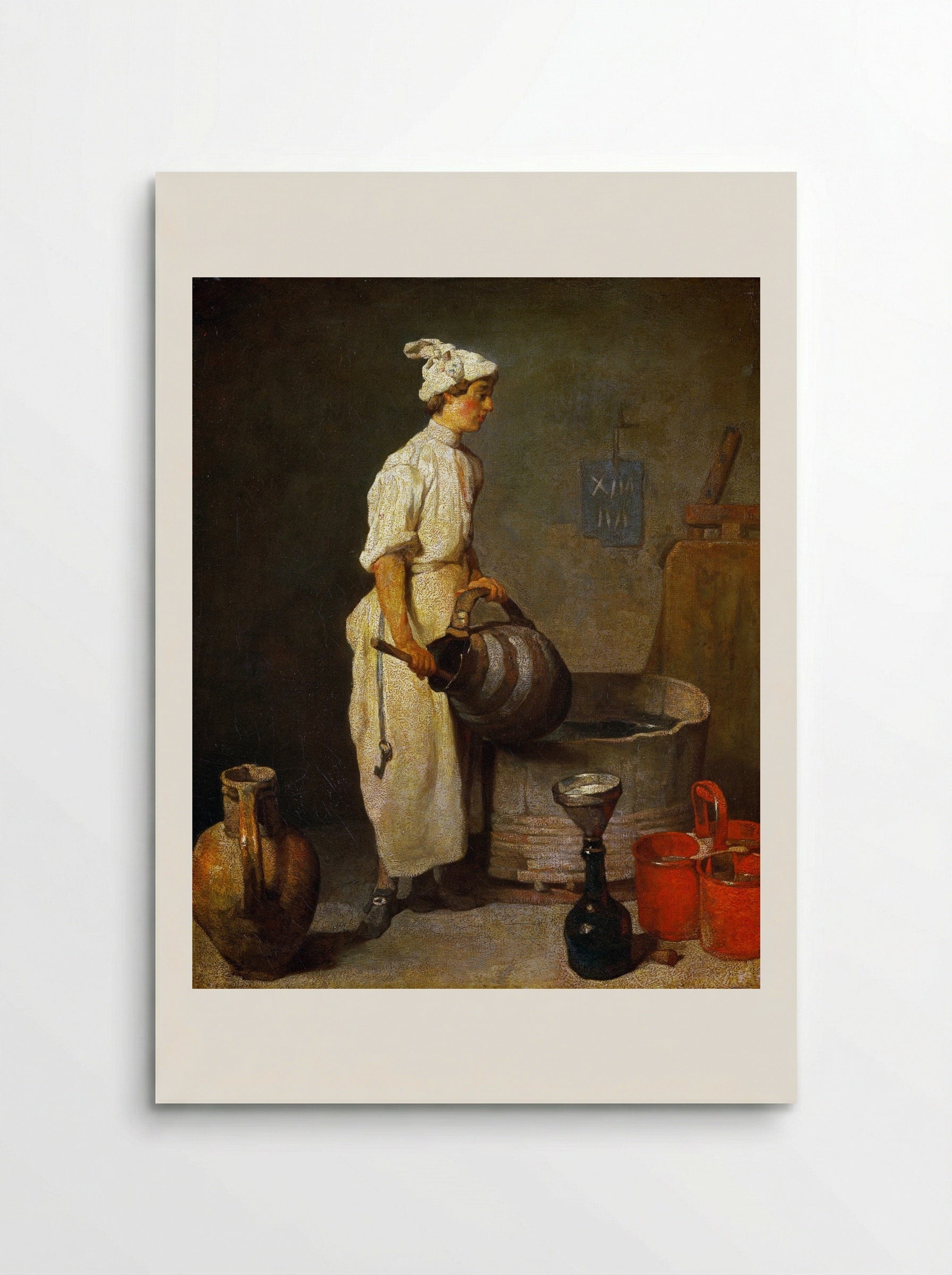 The Cellar Boy - Jean-Baptiste-Siméon Chardin - Poster