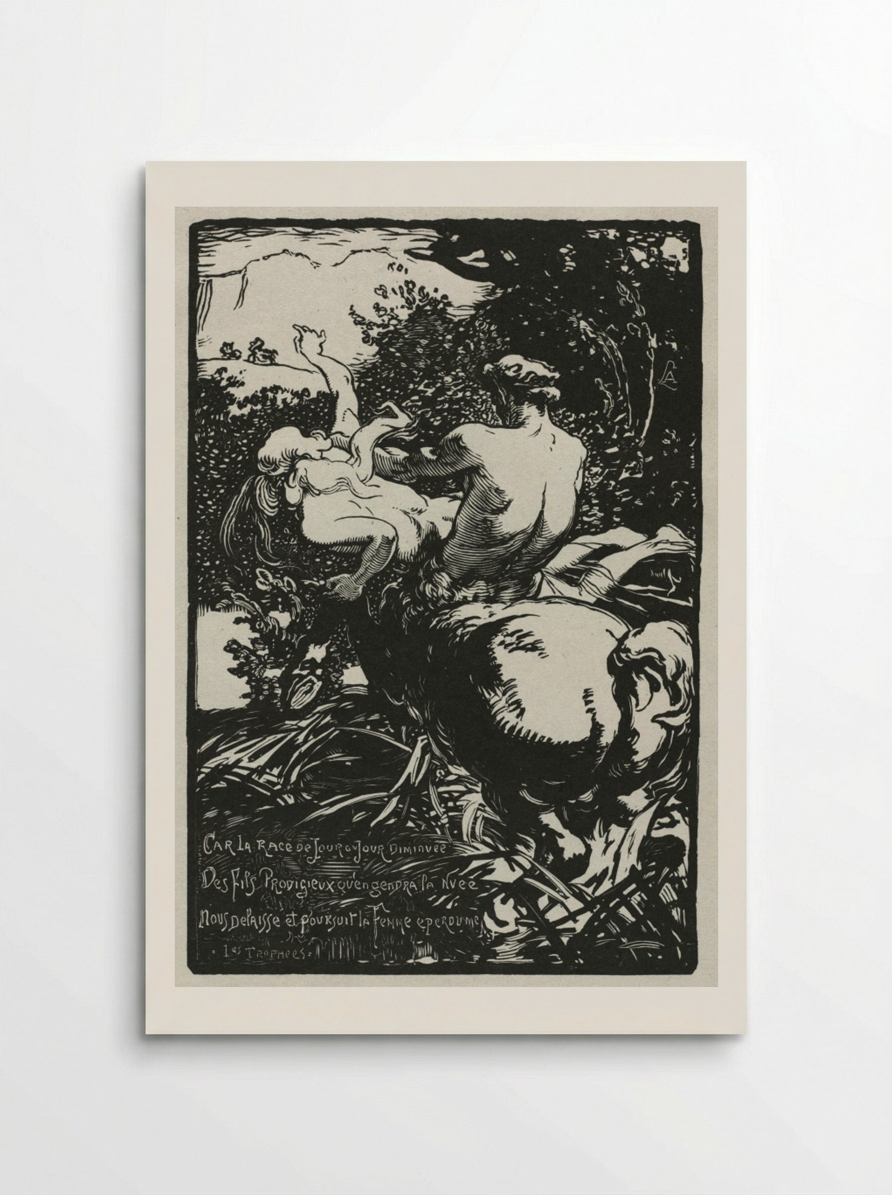 The Centaur - Auguste Louis Lepère - Poster