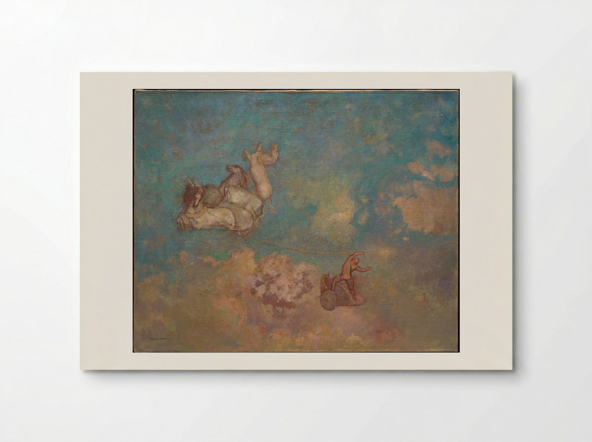 The Chariot of Apollo - Odilon Redon - Poster