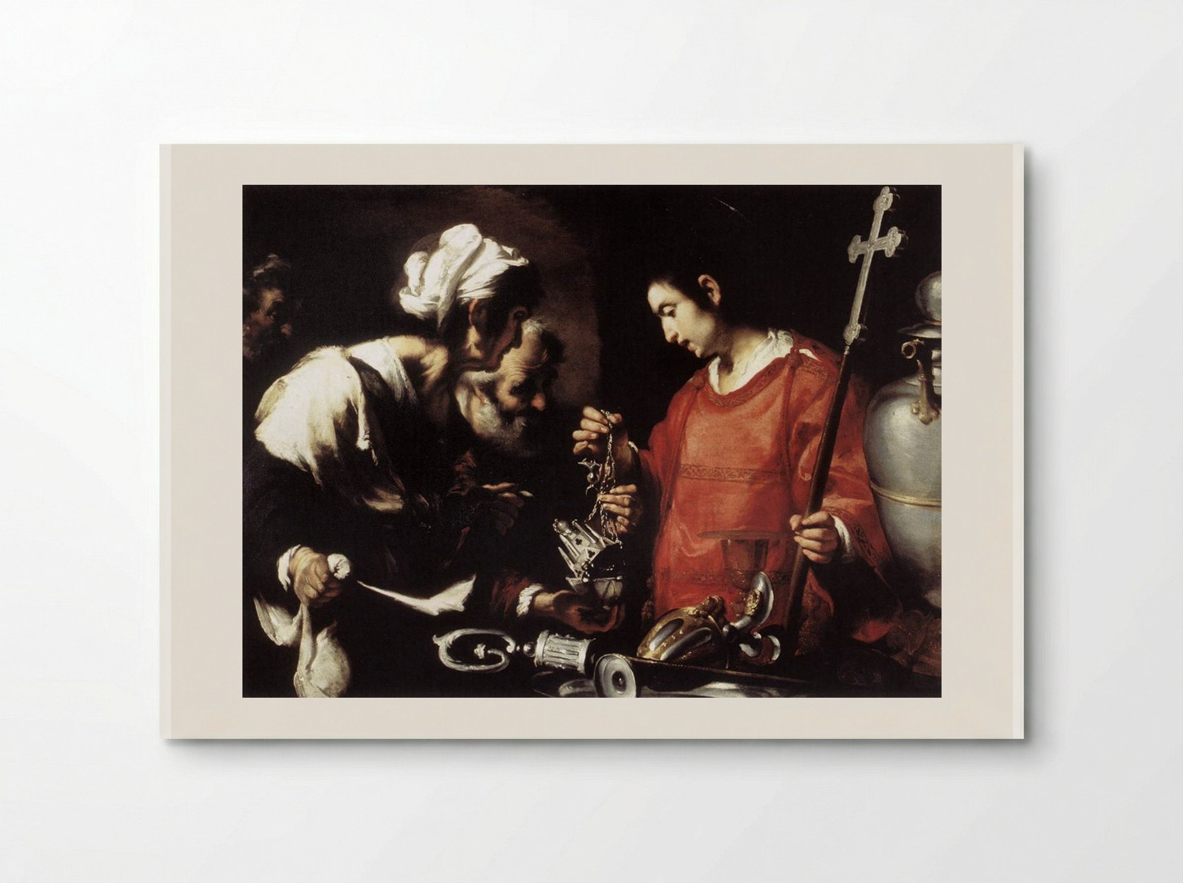 The Charity of St. Lawrence - Bernardo Strozzi - Poster