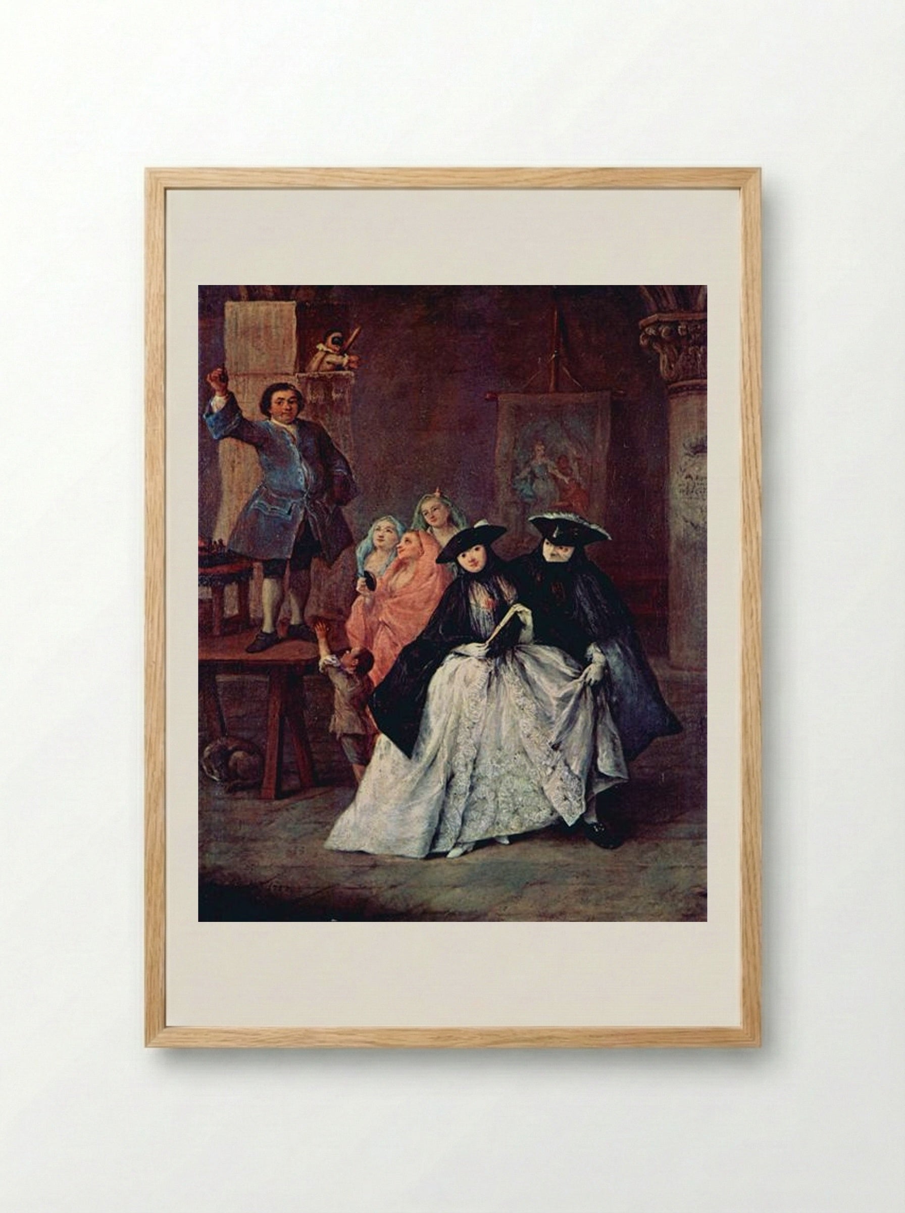 The Charlatan - Pietro Longhi - Framed Print Wood