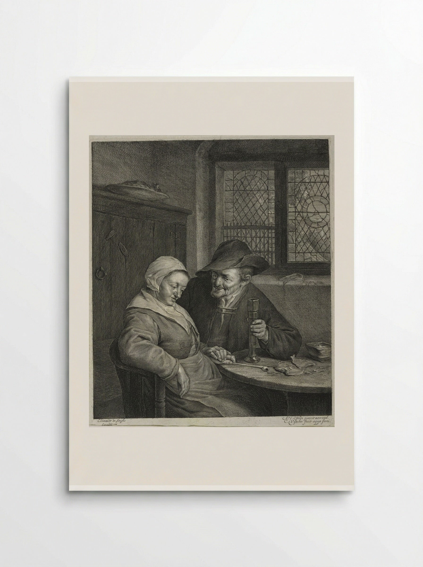The Chat - Cornelis Visscher - Poster
