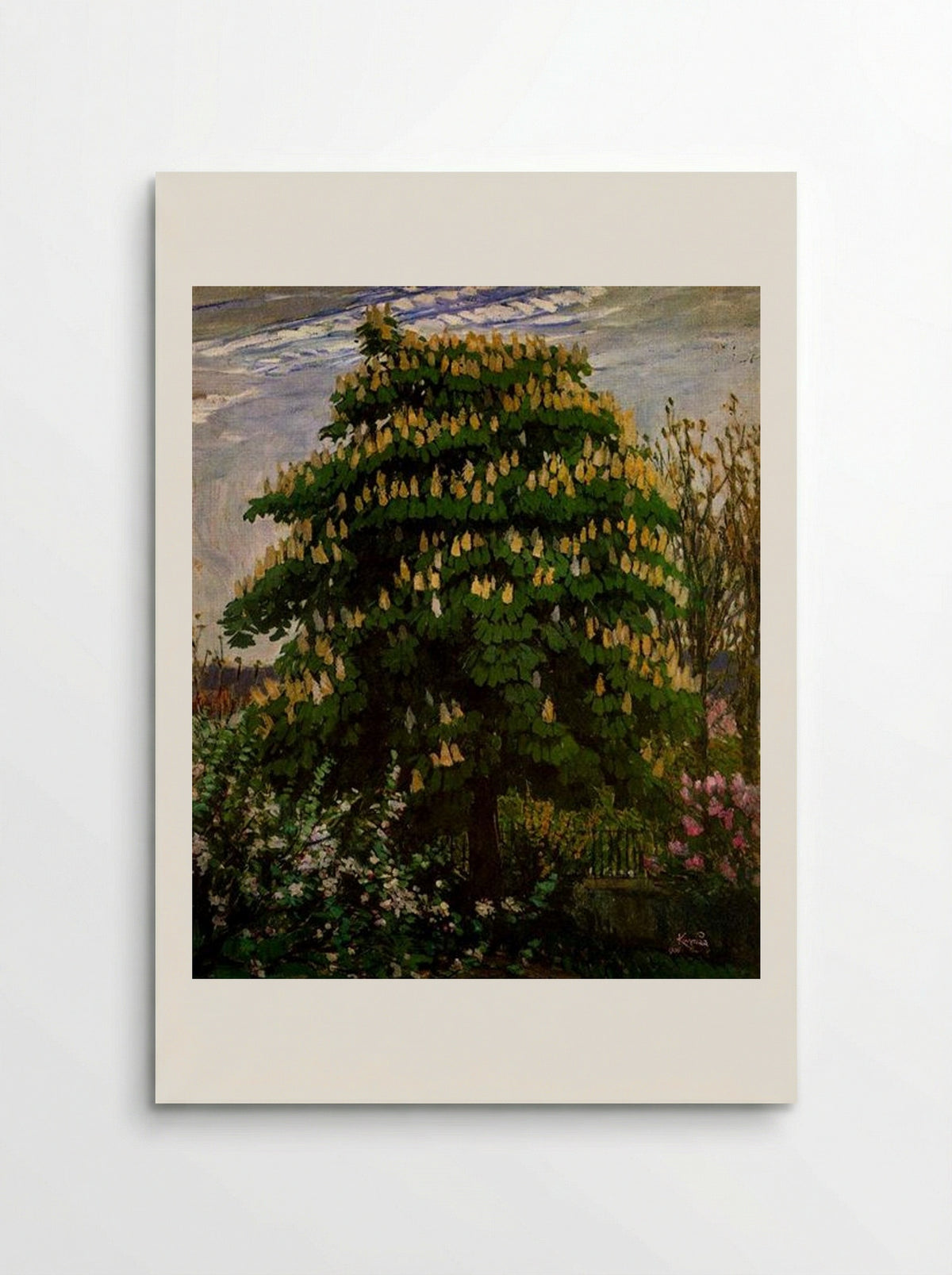 The Chestnut Tree in Blossom - František Kupka - Poster
