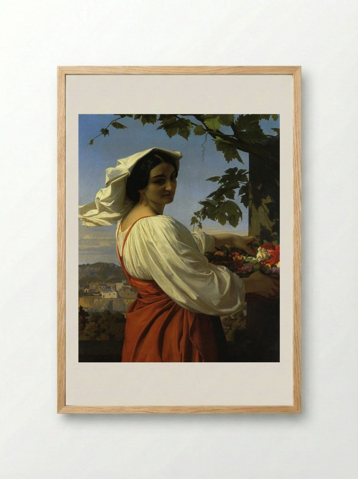 The Chiarrucia - Alexandre Cabanel - Framed Print Wood