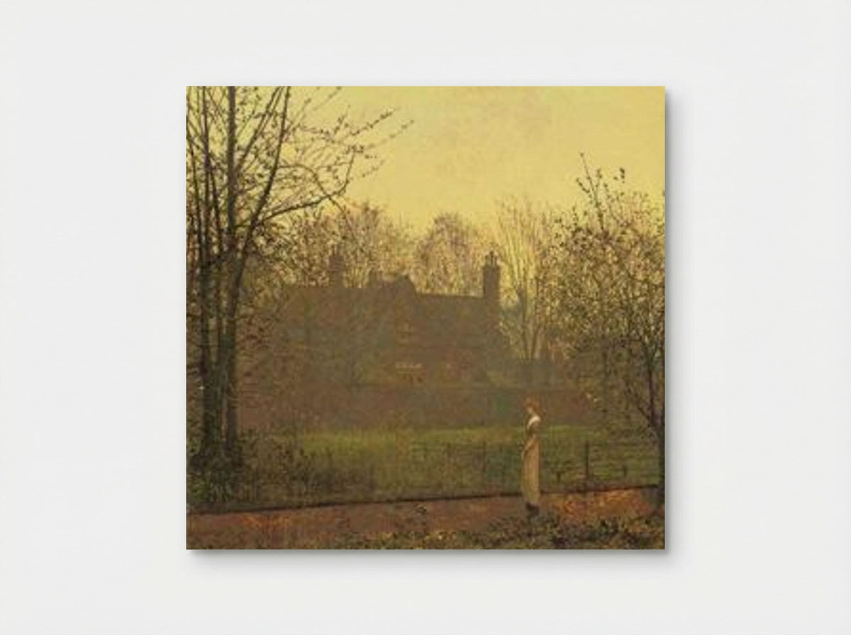 The Chill of Autumn - John Atkinson Grimshaw - Poster