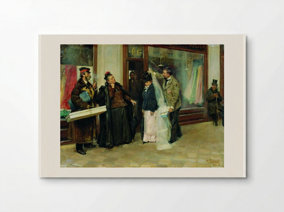 The Choice of Wedding Presents - Vladimir Makovsky - Poster