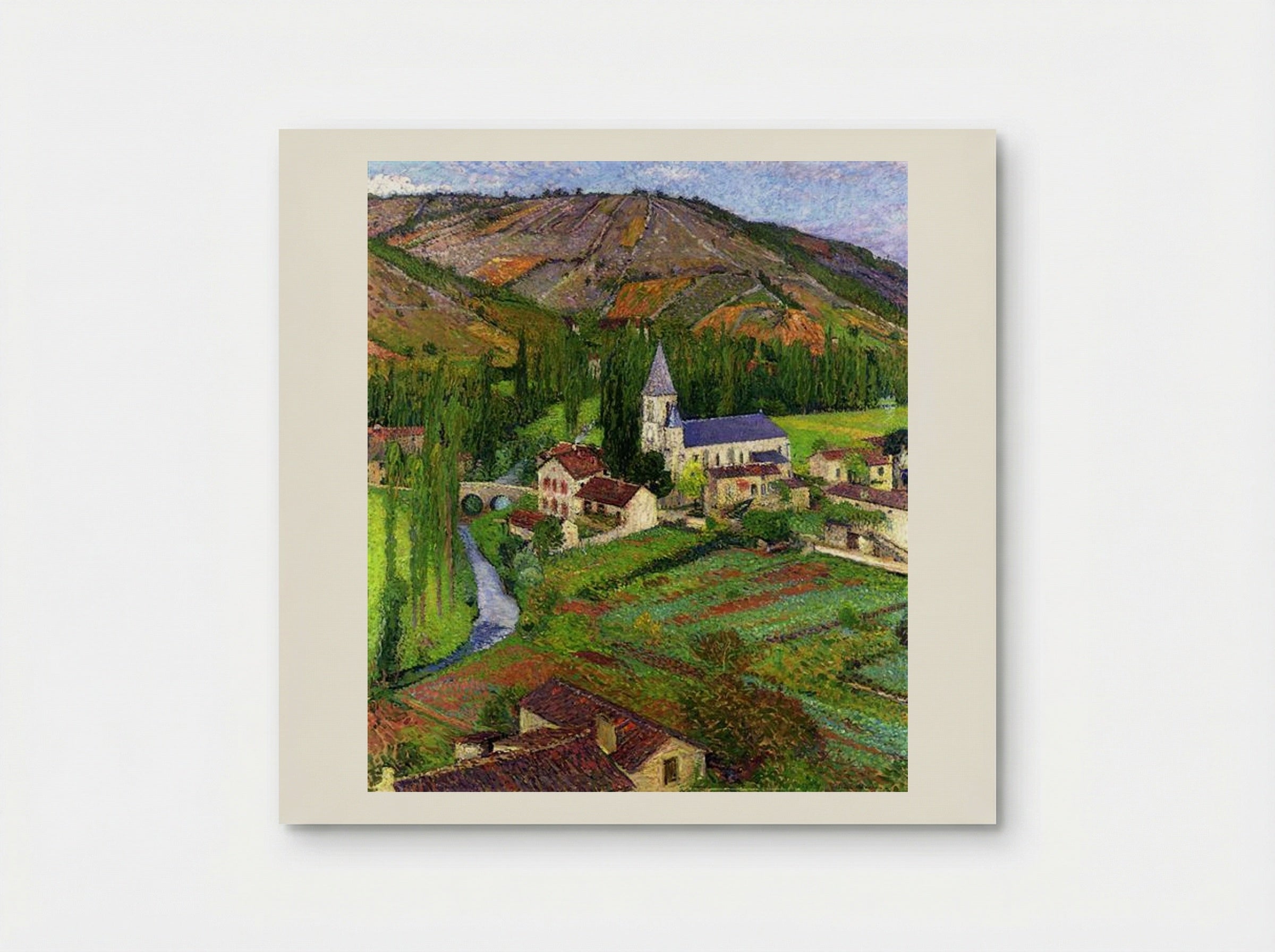 The Church at Labastide - Henri Martin - Poster