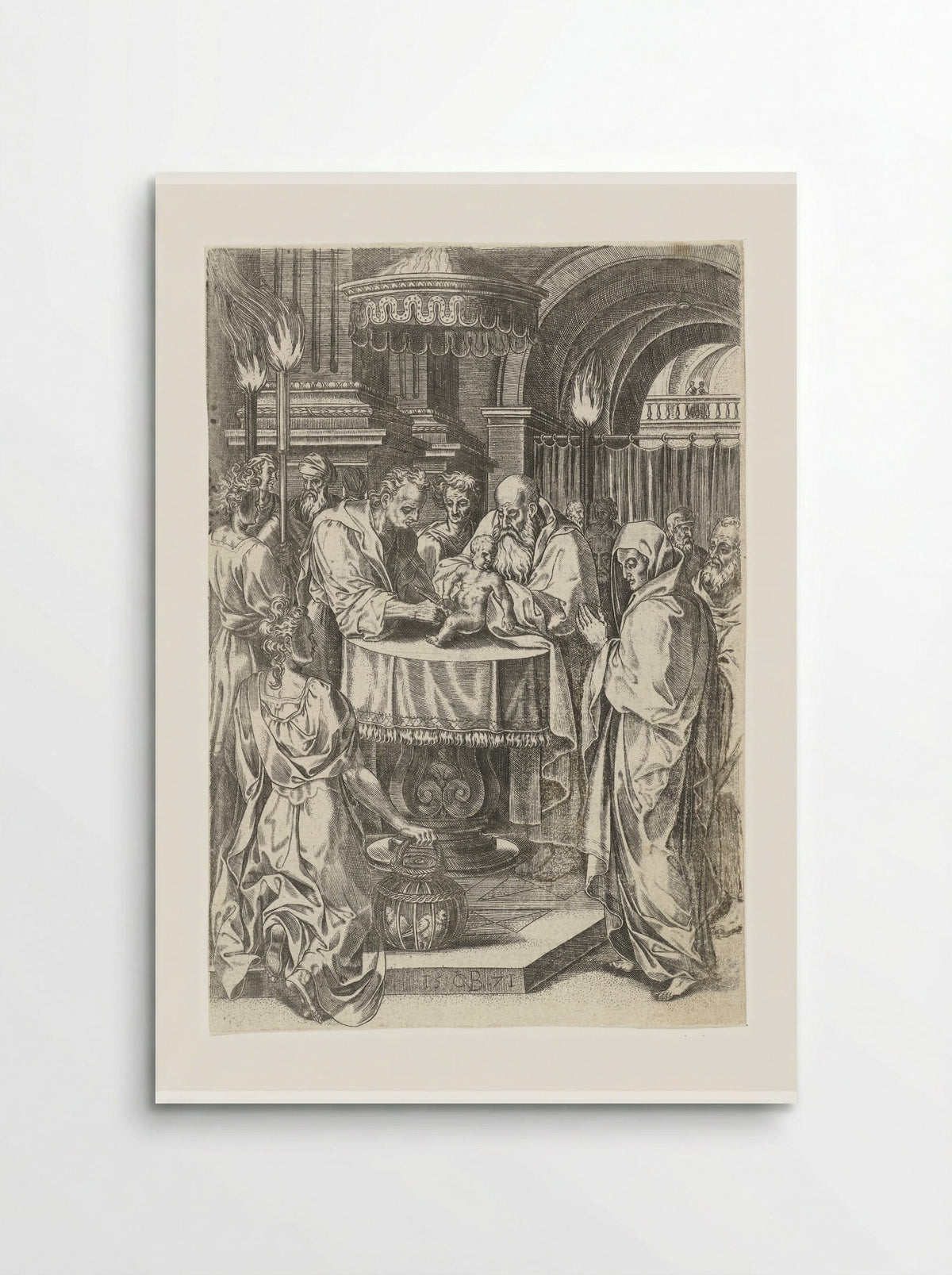 The Circumcision of Christ - Abraham de Bruyn - Poster