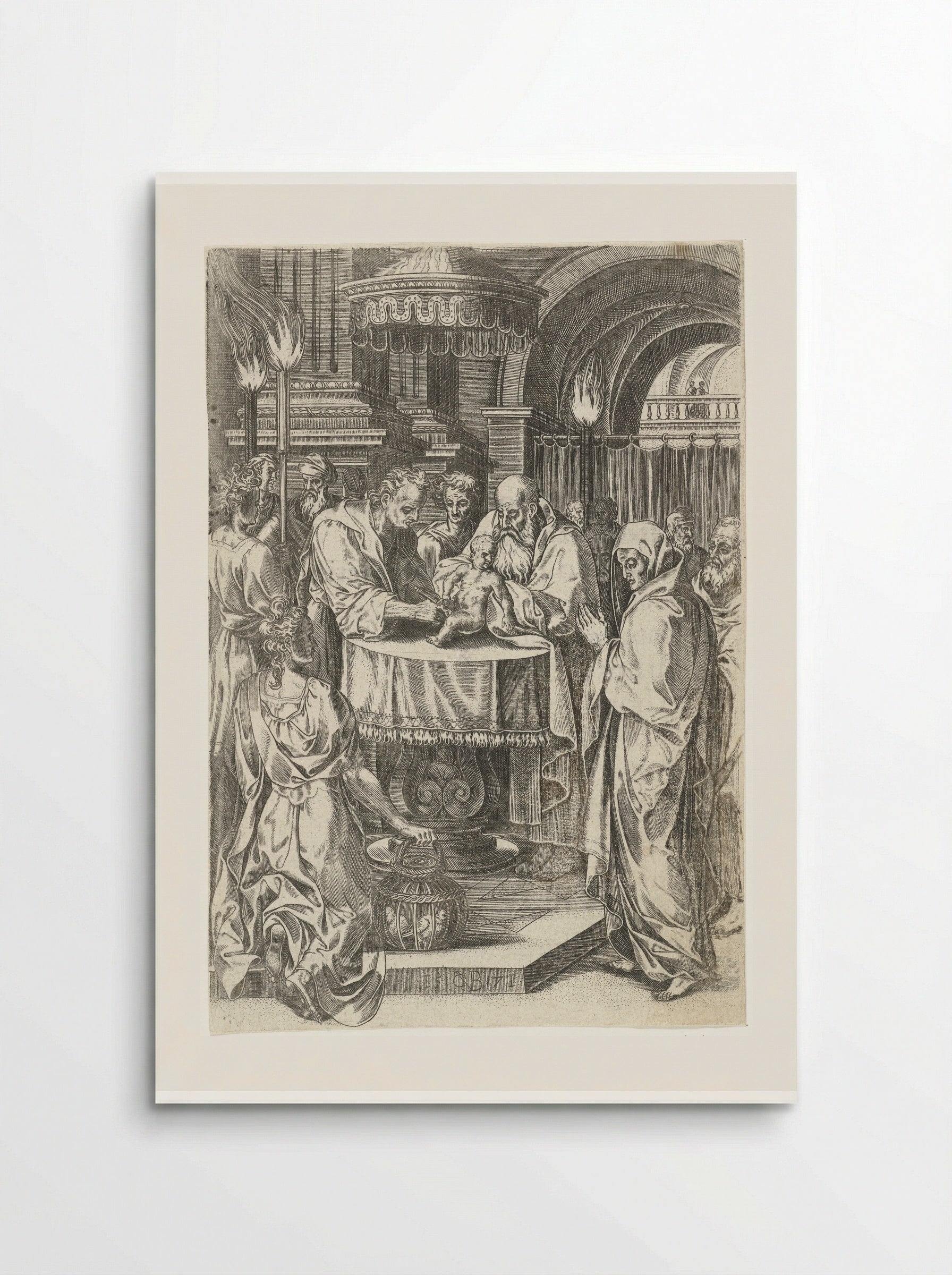 The Circumcision of Christ - Abraham de Bruyn - Poster