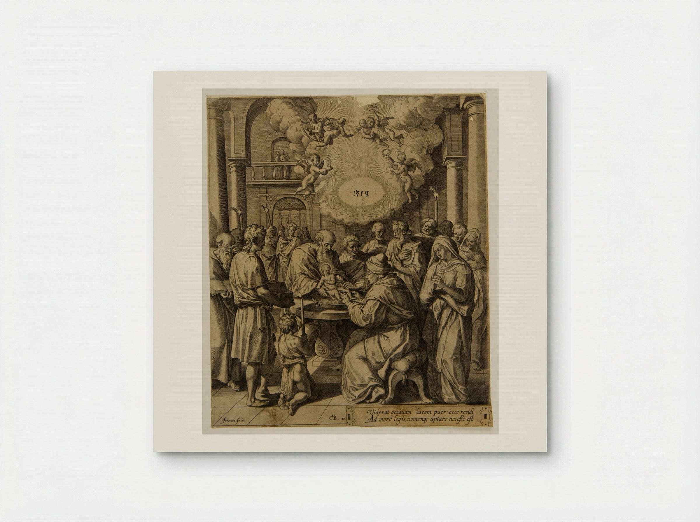 The Circumcision - Hieronymus Wierix - Poster