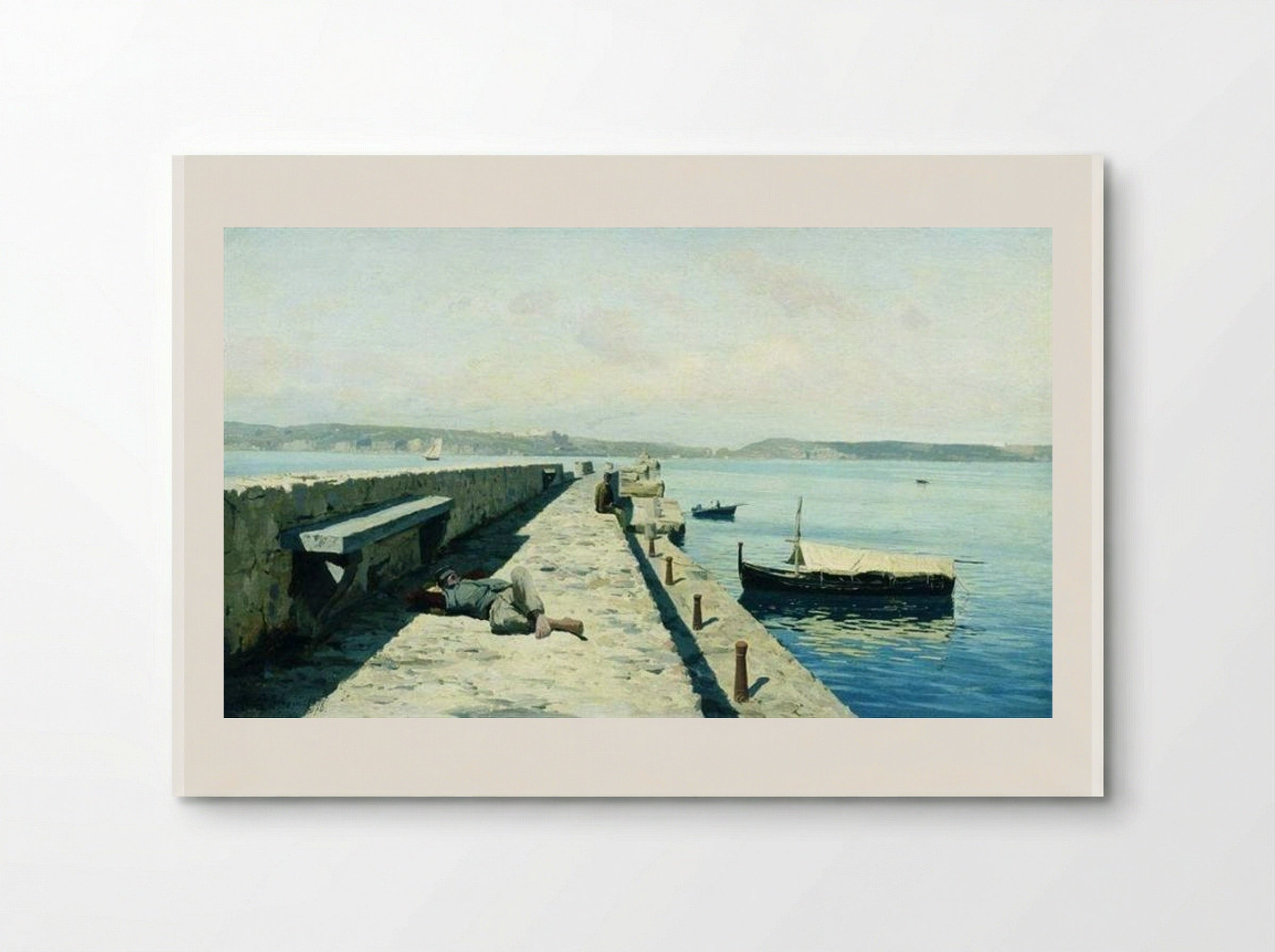 The City Pozzuoli near Naples - Volodymyr Orlovsky - Poster