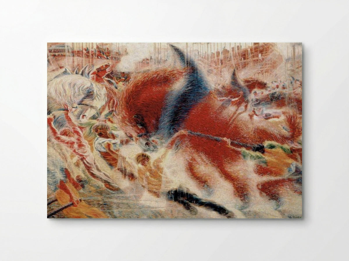 The City Rises - Umberto Boccioni - Poster