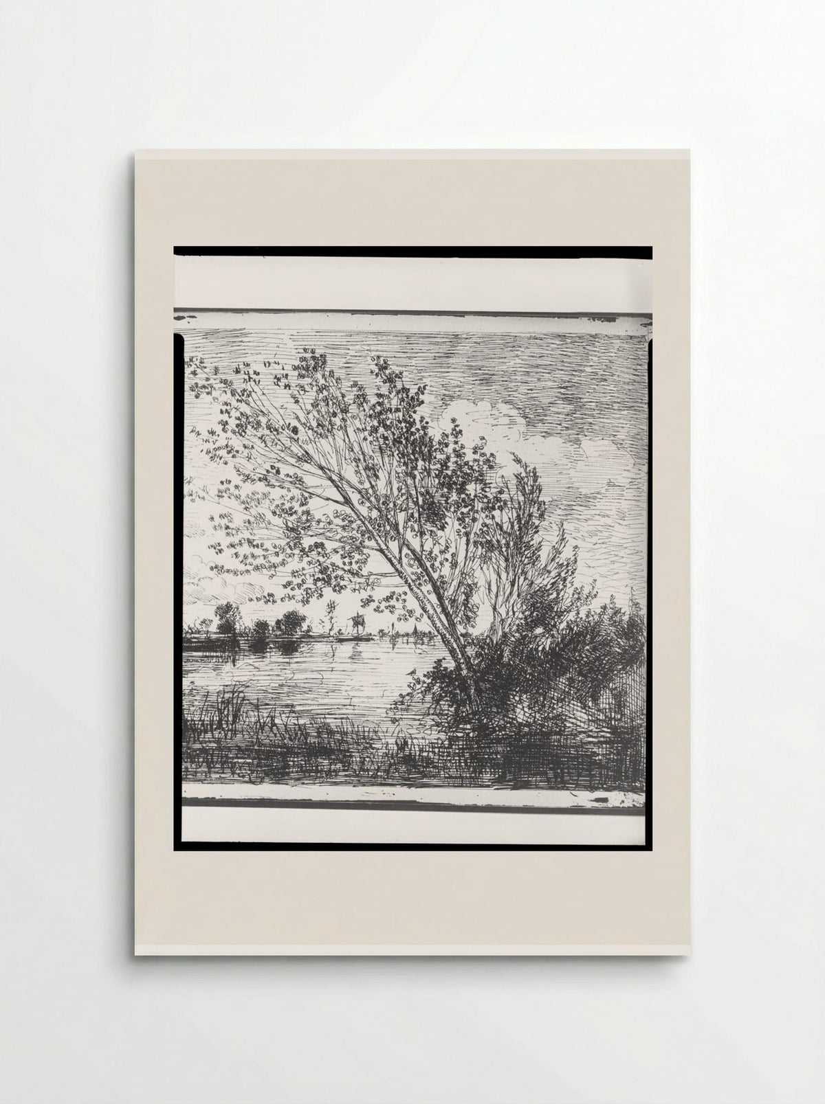 The Clump of Alders - Charles-François Daubigny - Poster