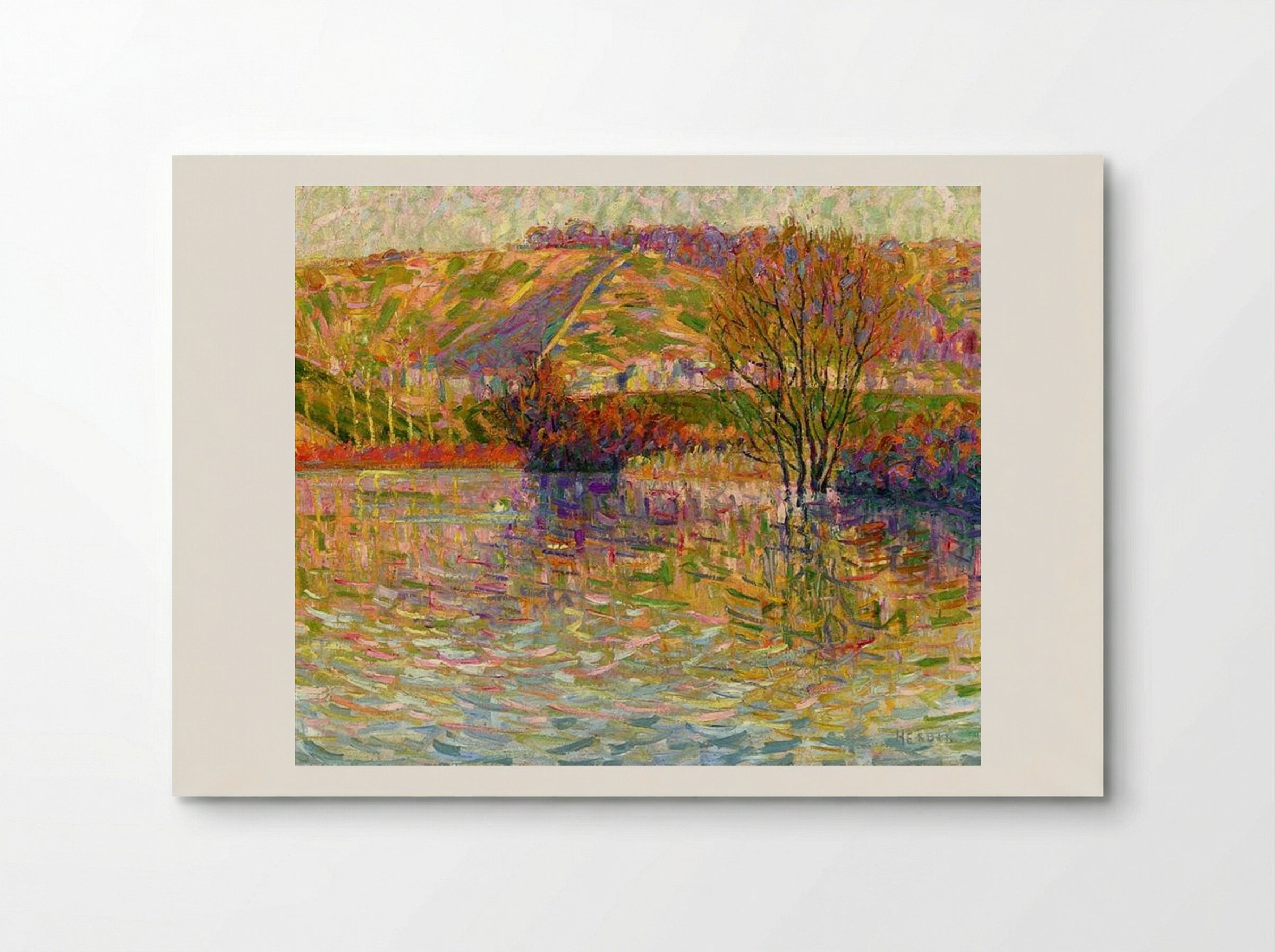 The Coast at Haute-Isle - Auguste Herbin - Poster
