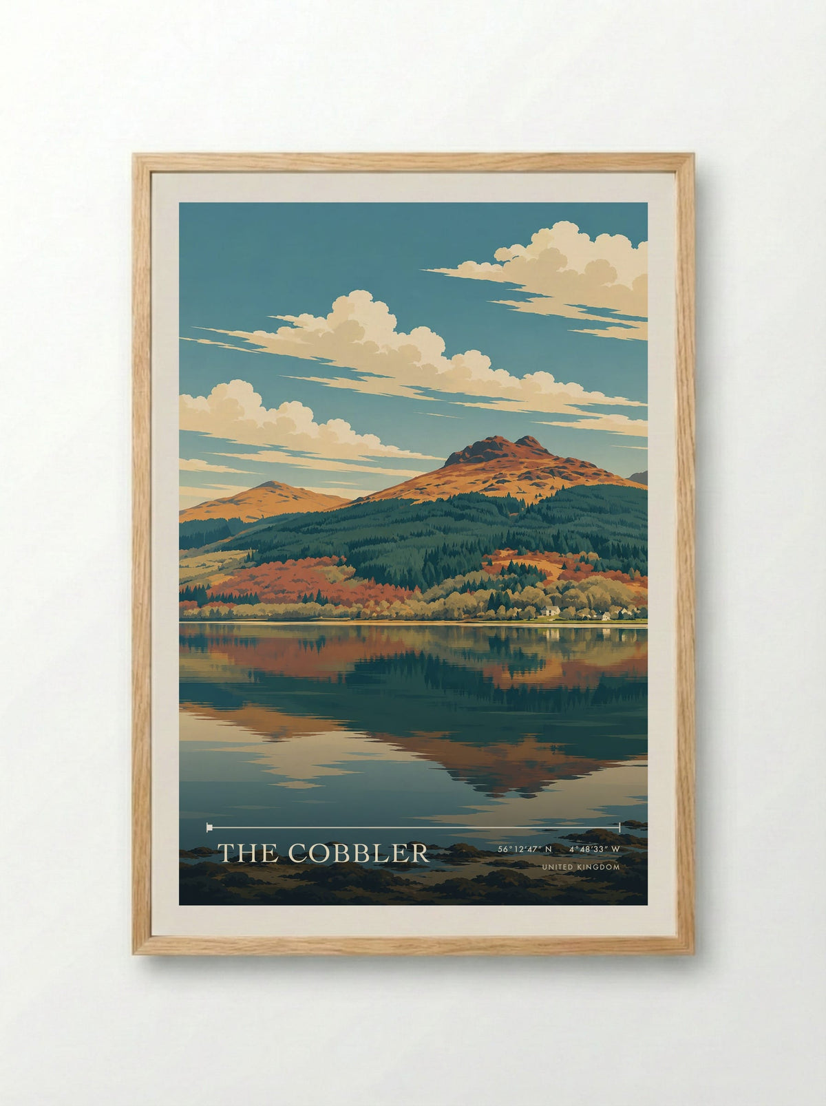 The Cobbler | Travel Poster - Framed Print Wood