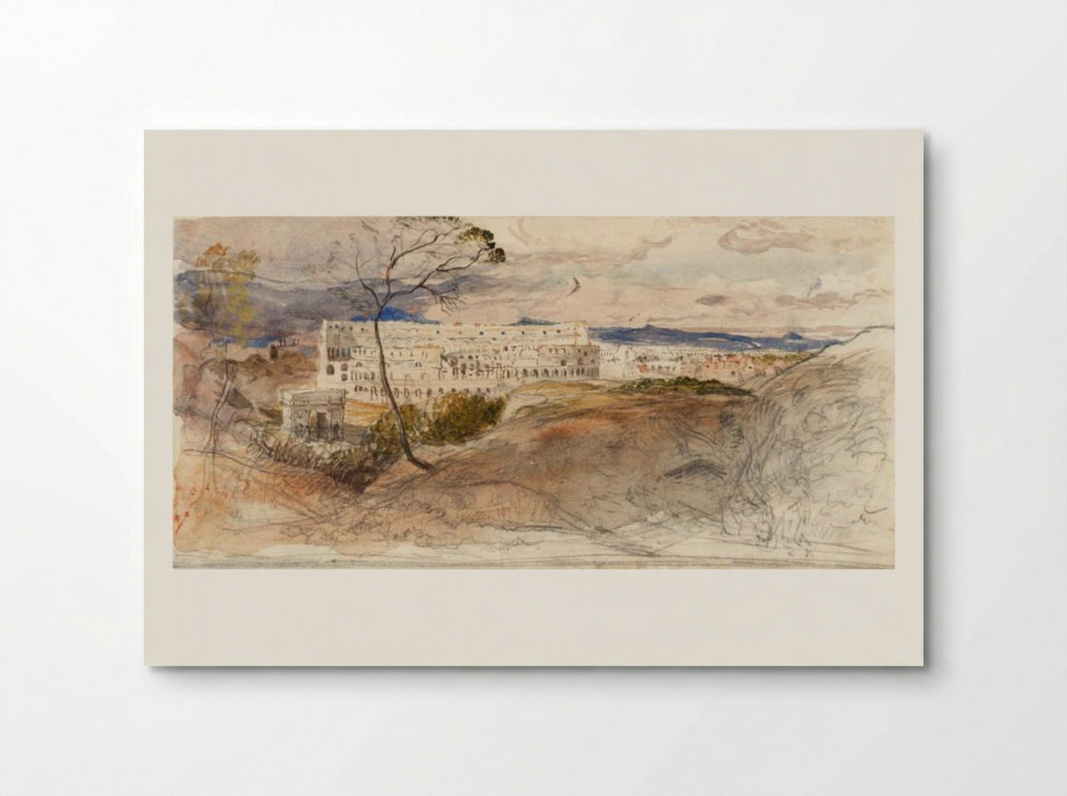 The Colosseum and the Arch of Constantine from the Palatine - Samuel Palmer - Poster