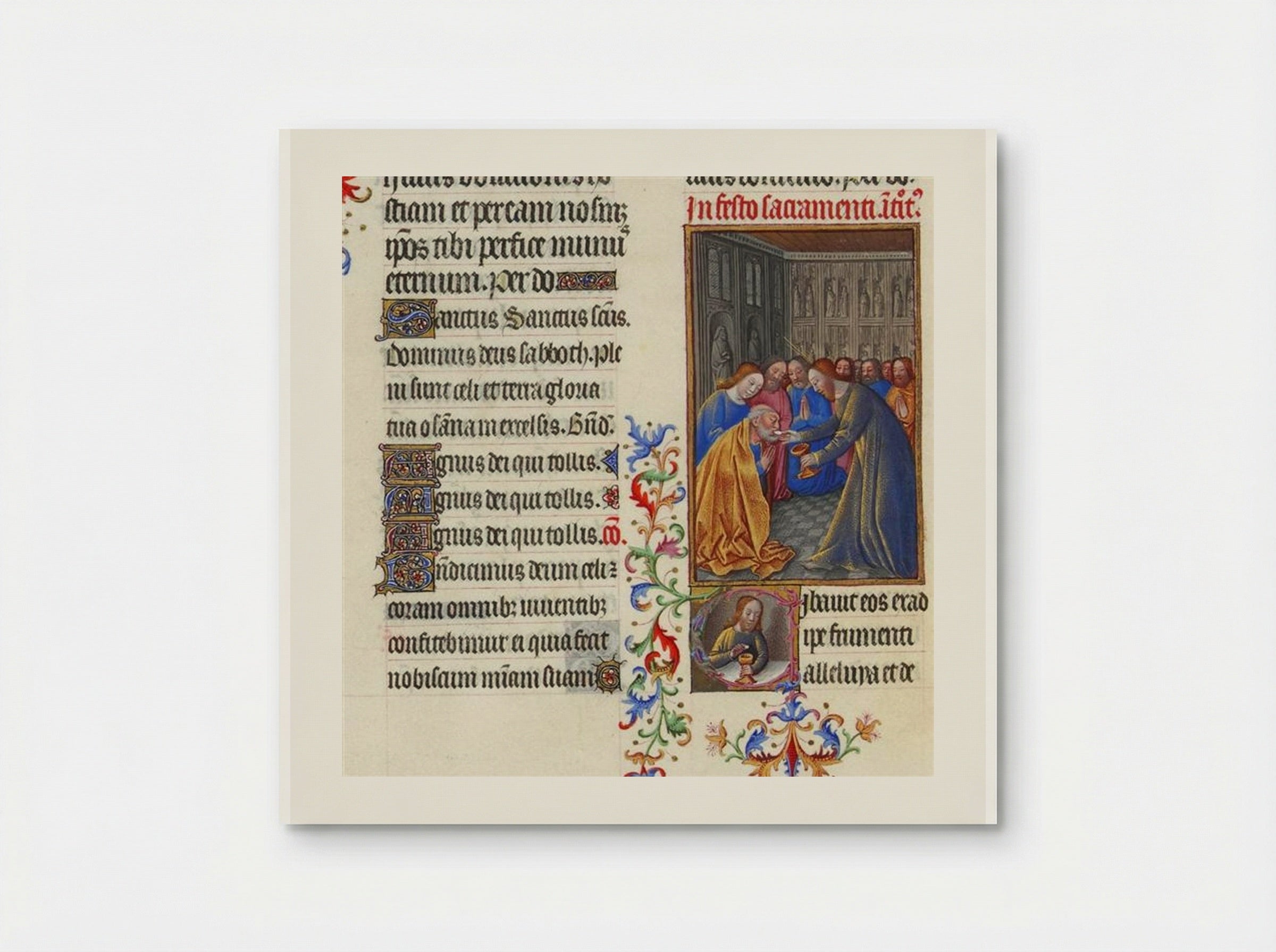 The Communion of the Apostles - Limbourg brothers - Poster