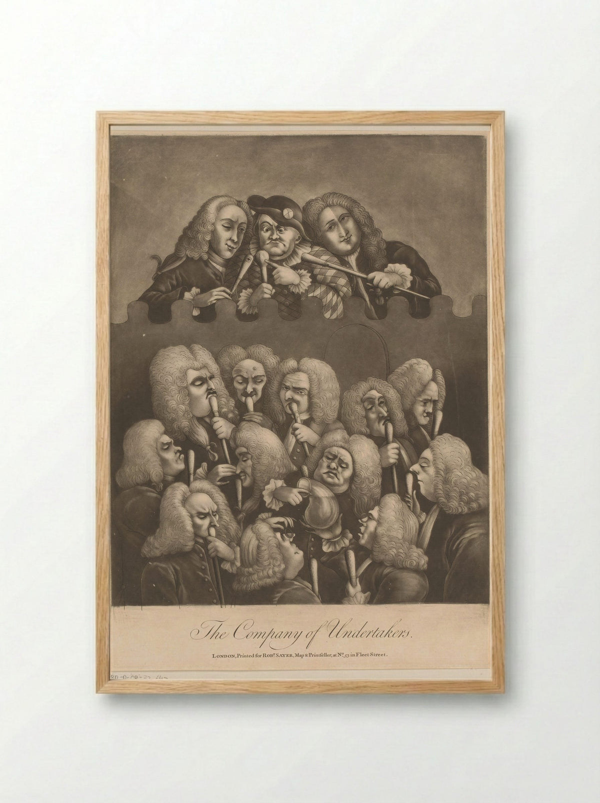The Company of Undertakers - Richard Purcell - Framed Print Wood