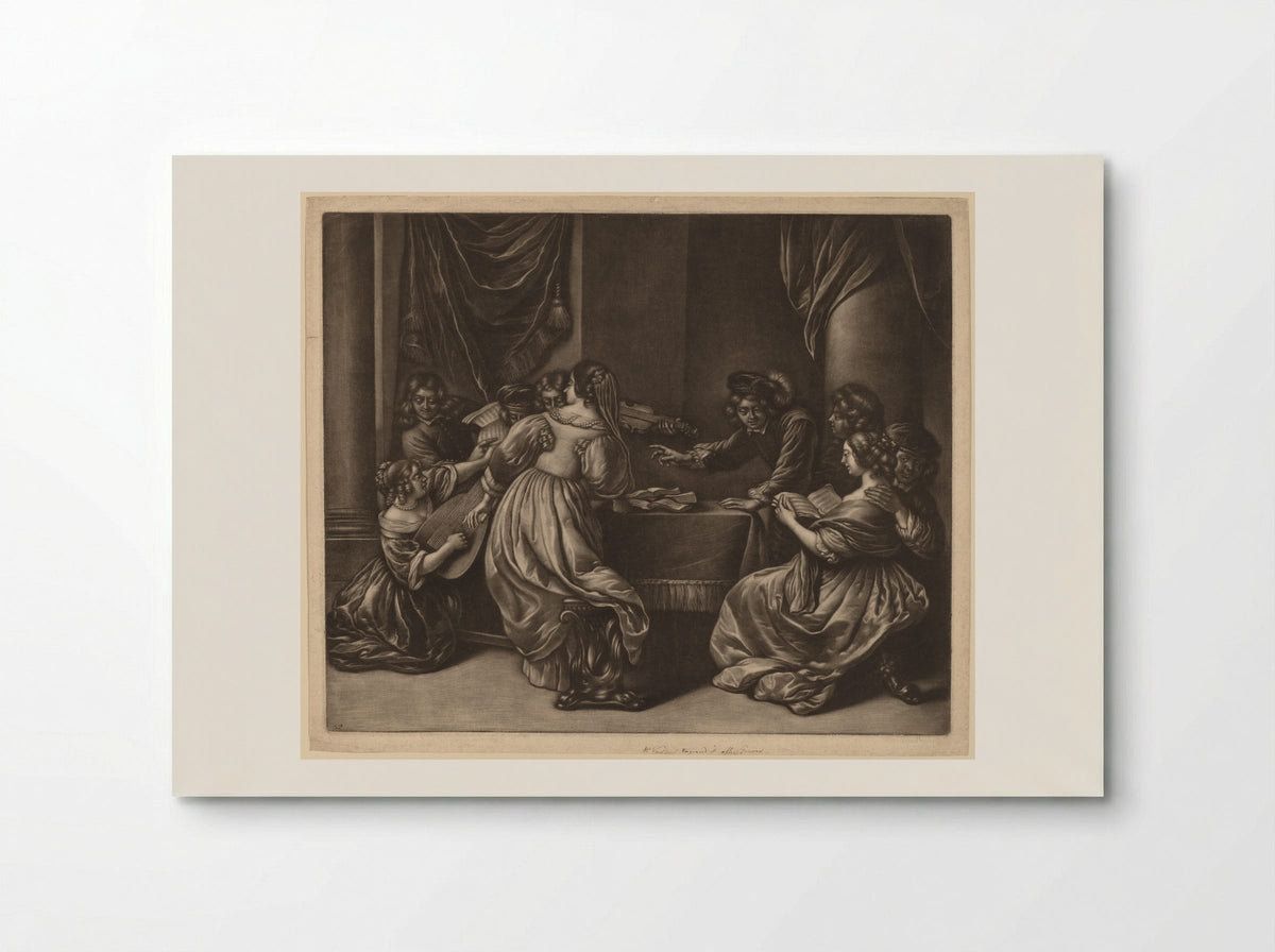The Concert - Wallerant Vaillant - Poster