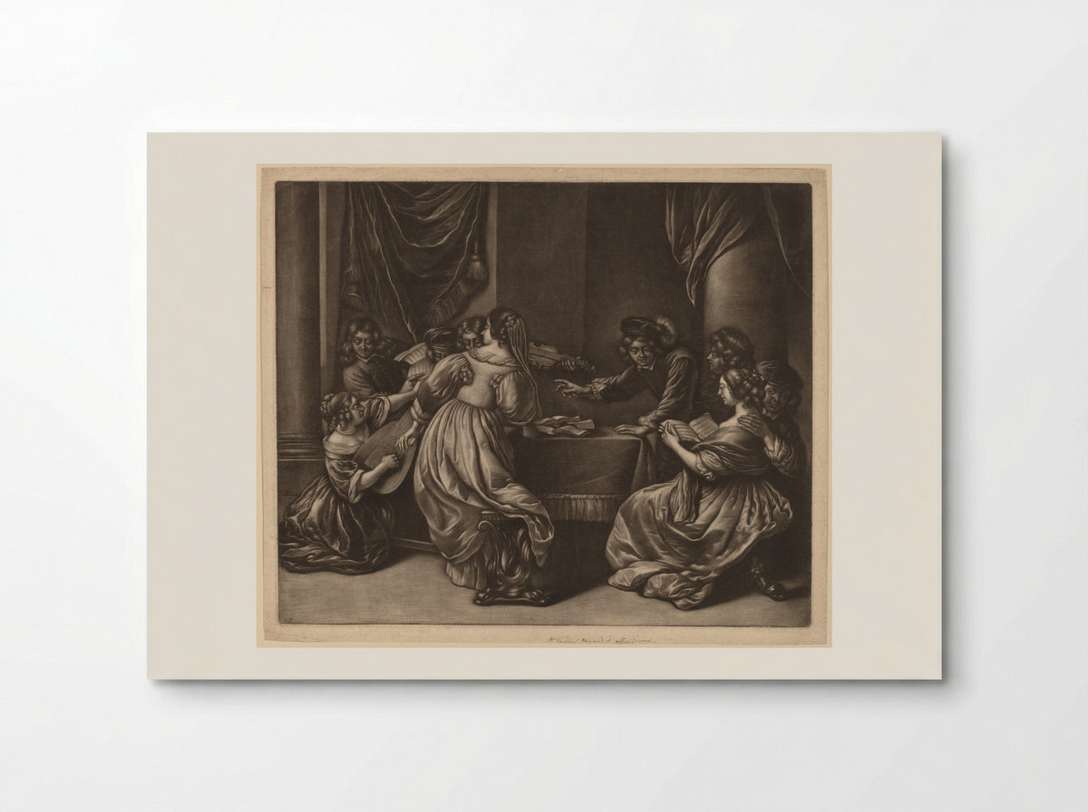 The Concert - Wallerant Vaillant - Poster
