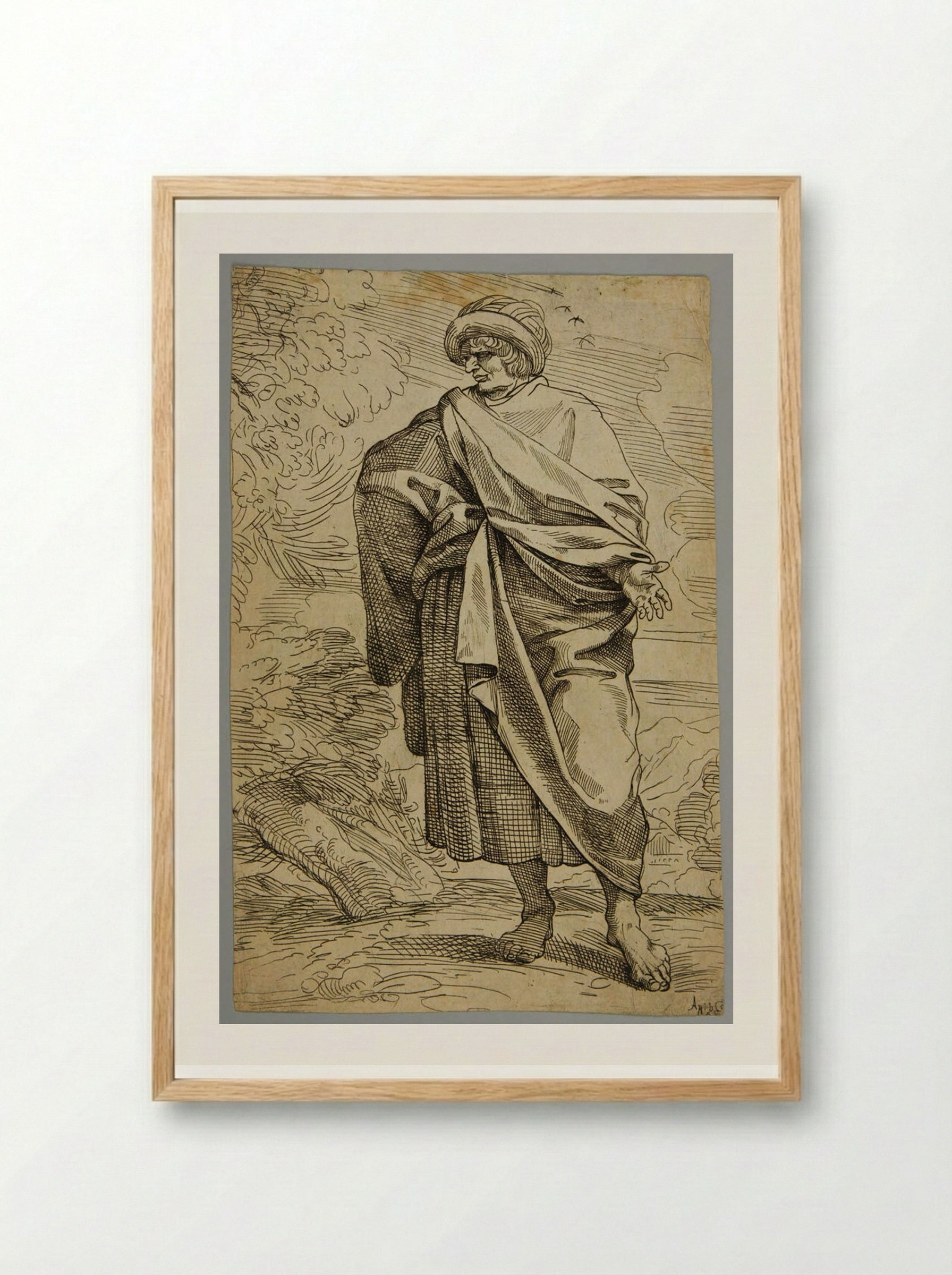 The Consul of Levantine - Simon Guillain - Framed Print Wood