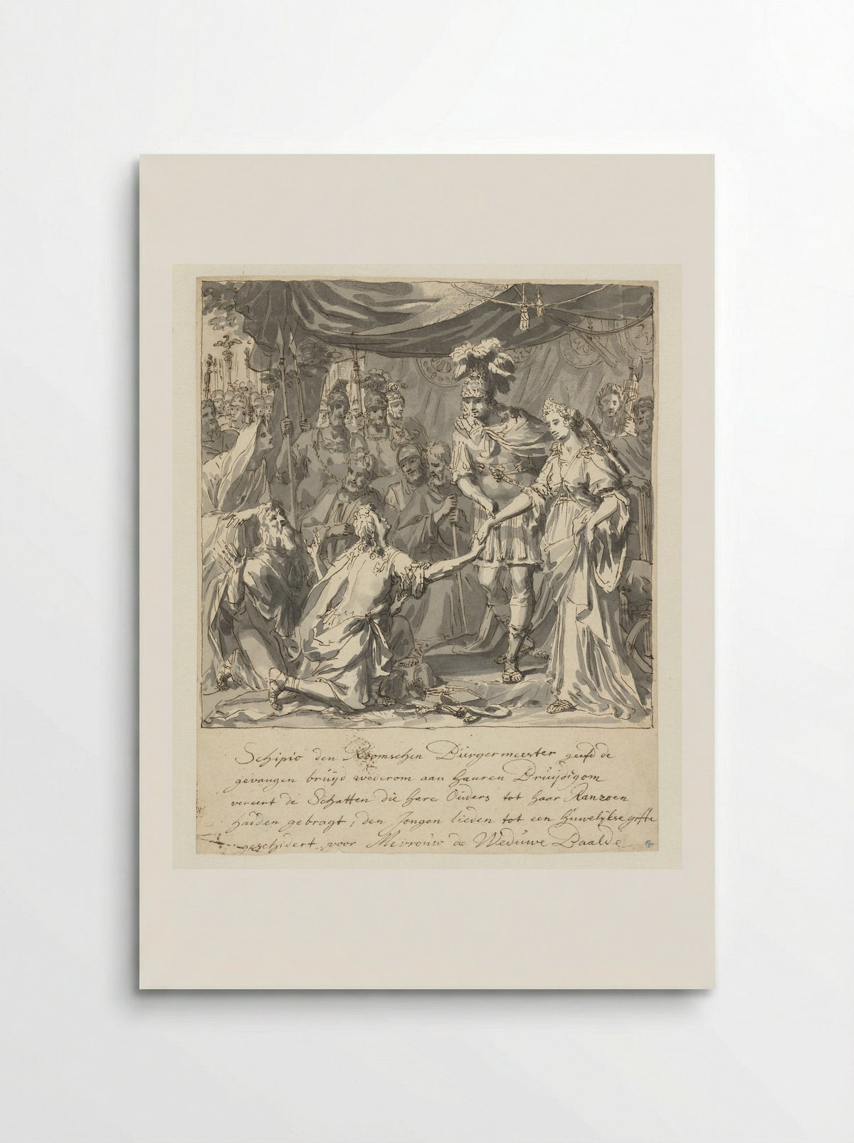 The Continence of Scipio - Philip Tidemann - Poster