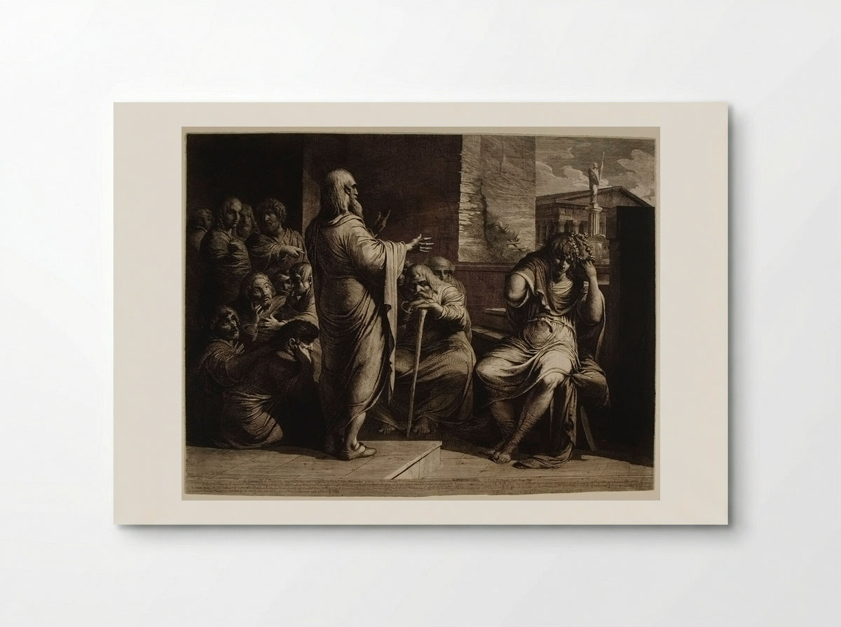 The Conversion of Polemon - James Barry - Poster