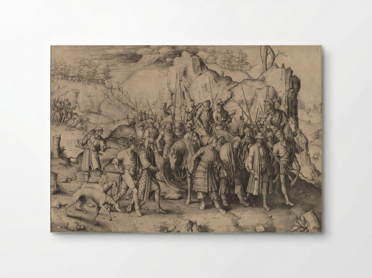 The Conversion of Saint Paul - Lucas van Leyden - Poster