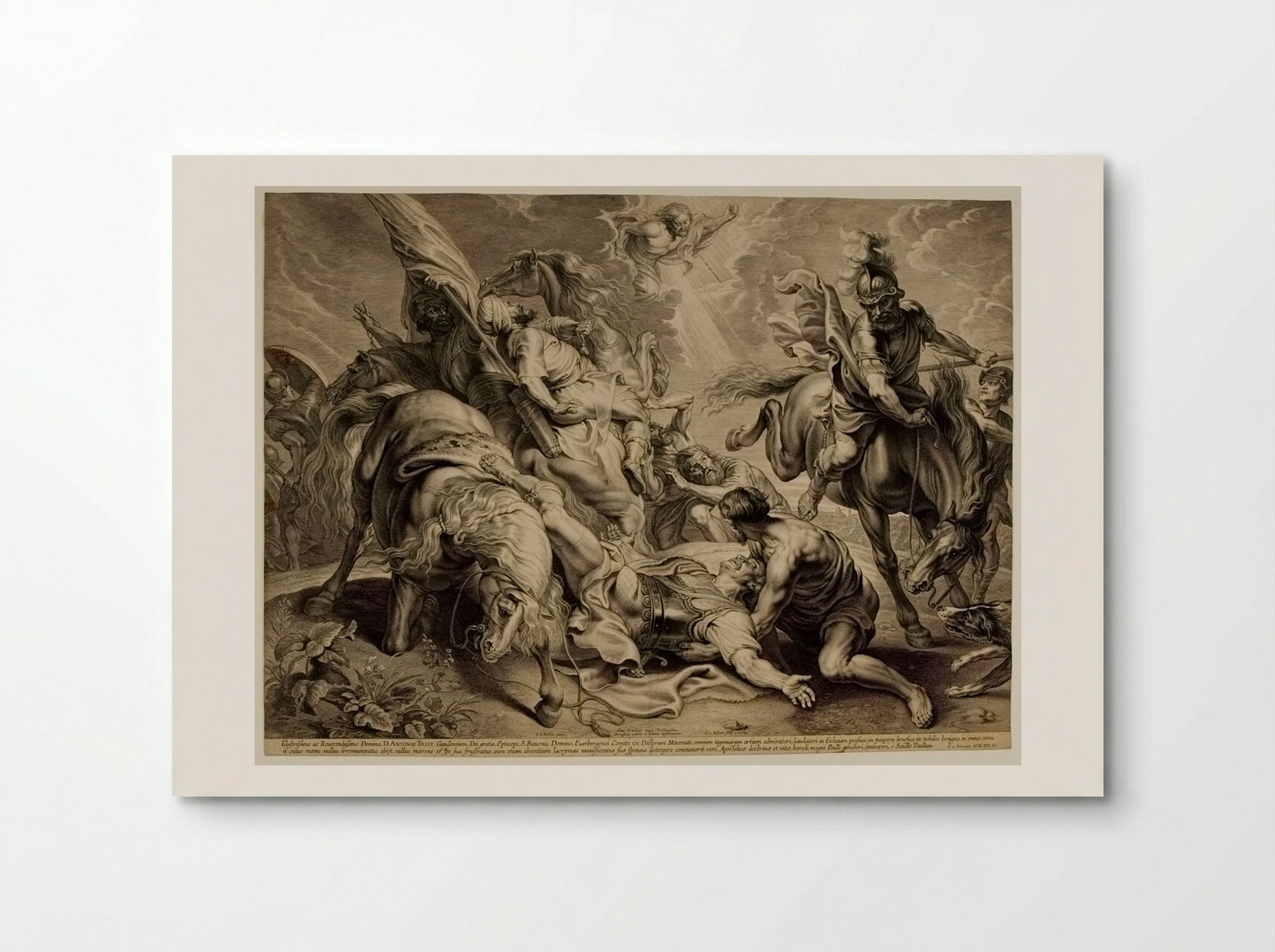 The Conversion of Saint Paul - Schelte Adamsz. Bolswert - Poster