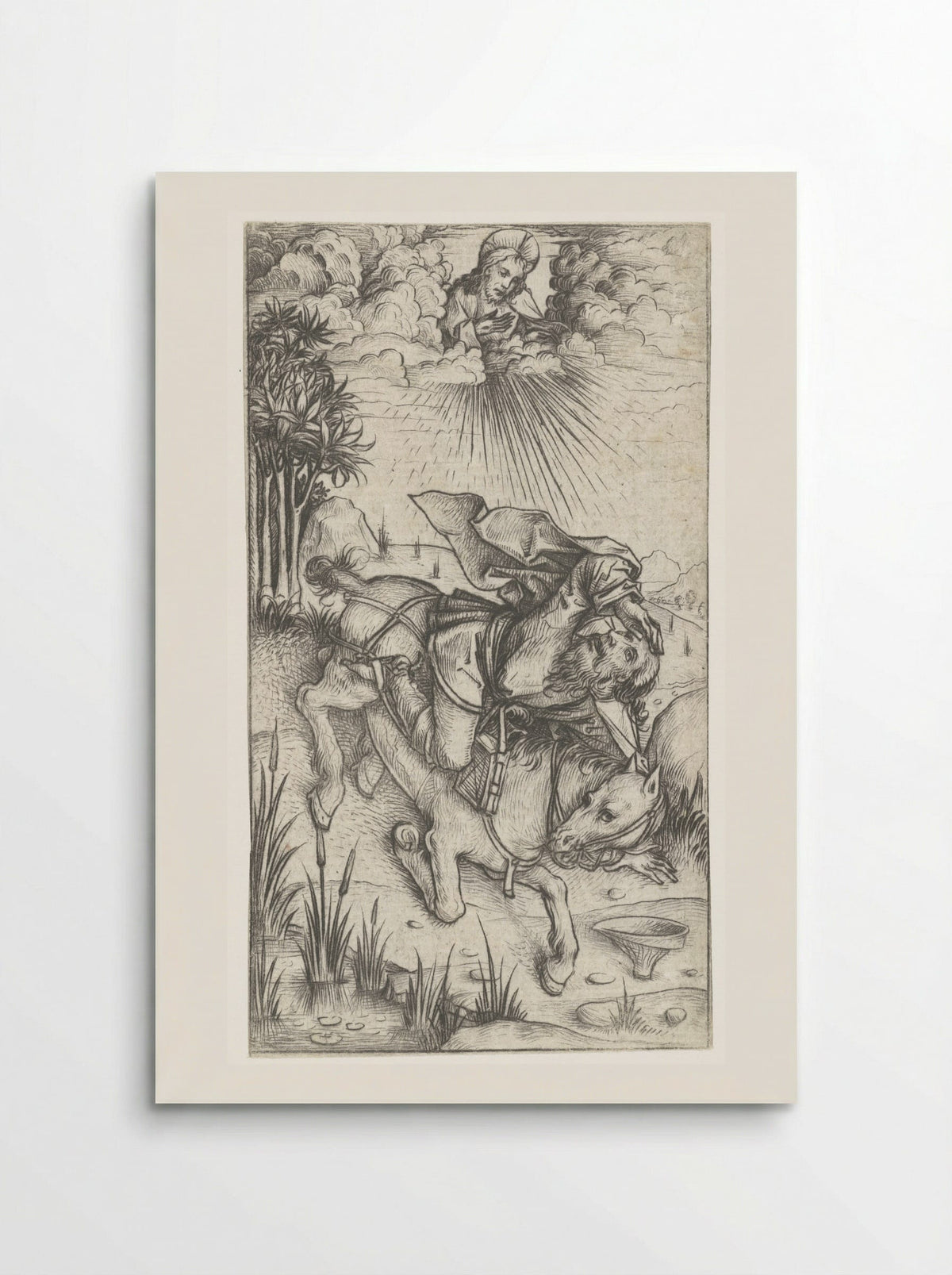 The Conversion of Saint Paul - Master of the Amsterdam Cabinet - Poster
